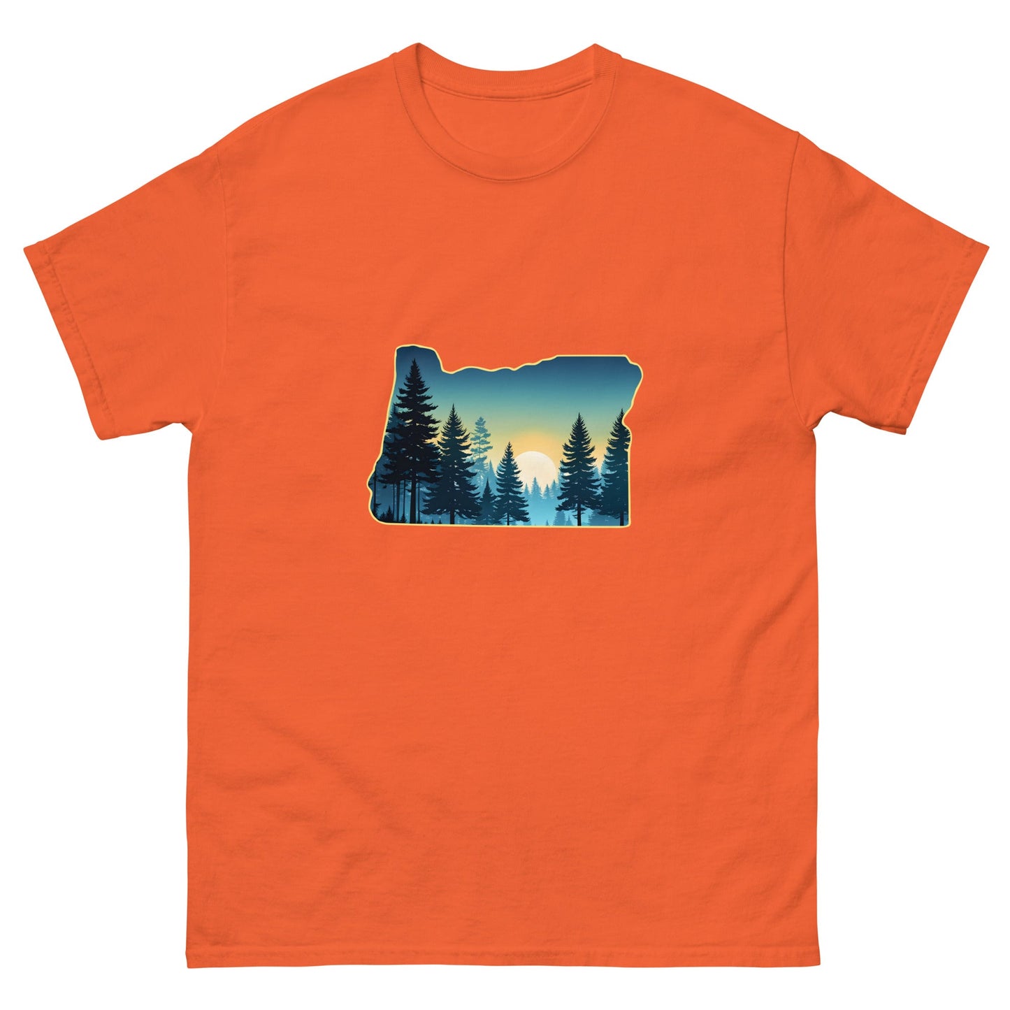 Oregon Sunset Forest Women's Classic Tee - Women's Shirts - Discovery Co.