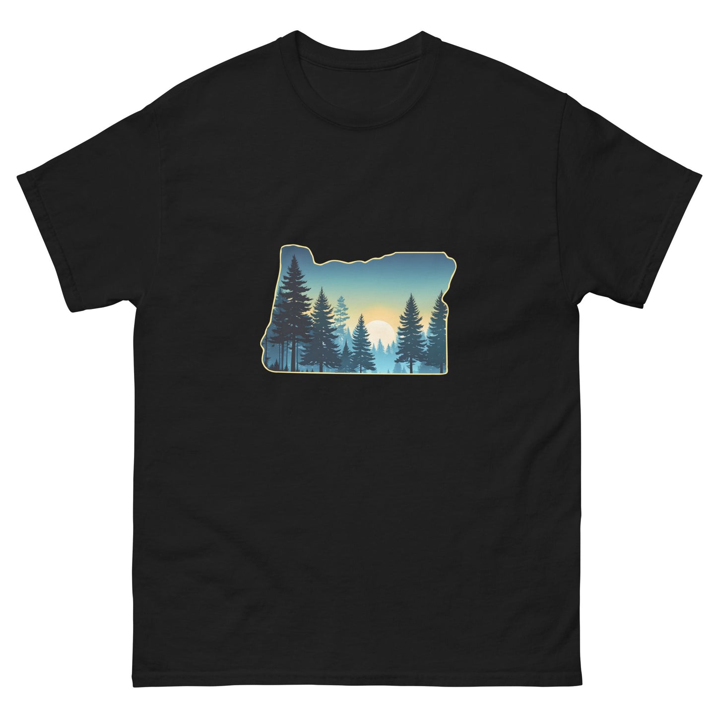 Oregon Sunset Forest Women's Classic Tee - Women's Shirts - Discovery Co.