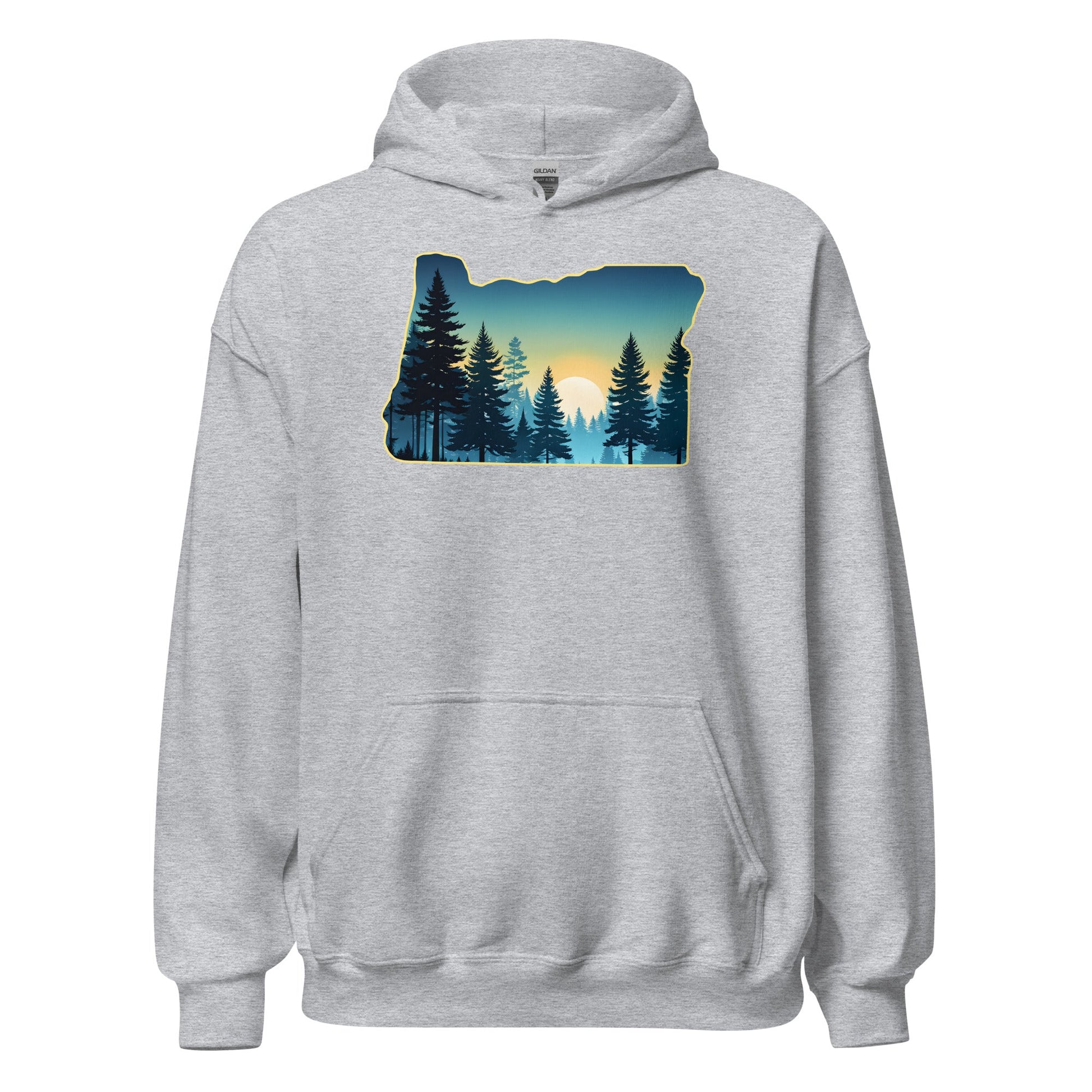 Oregon Sunset Forest Women's (Unisex) Hoodie - Hoodies - Discovery Co.