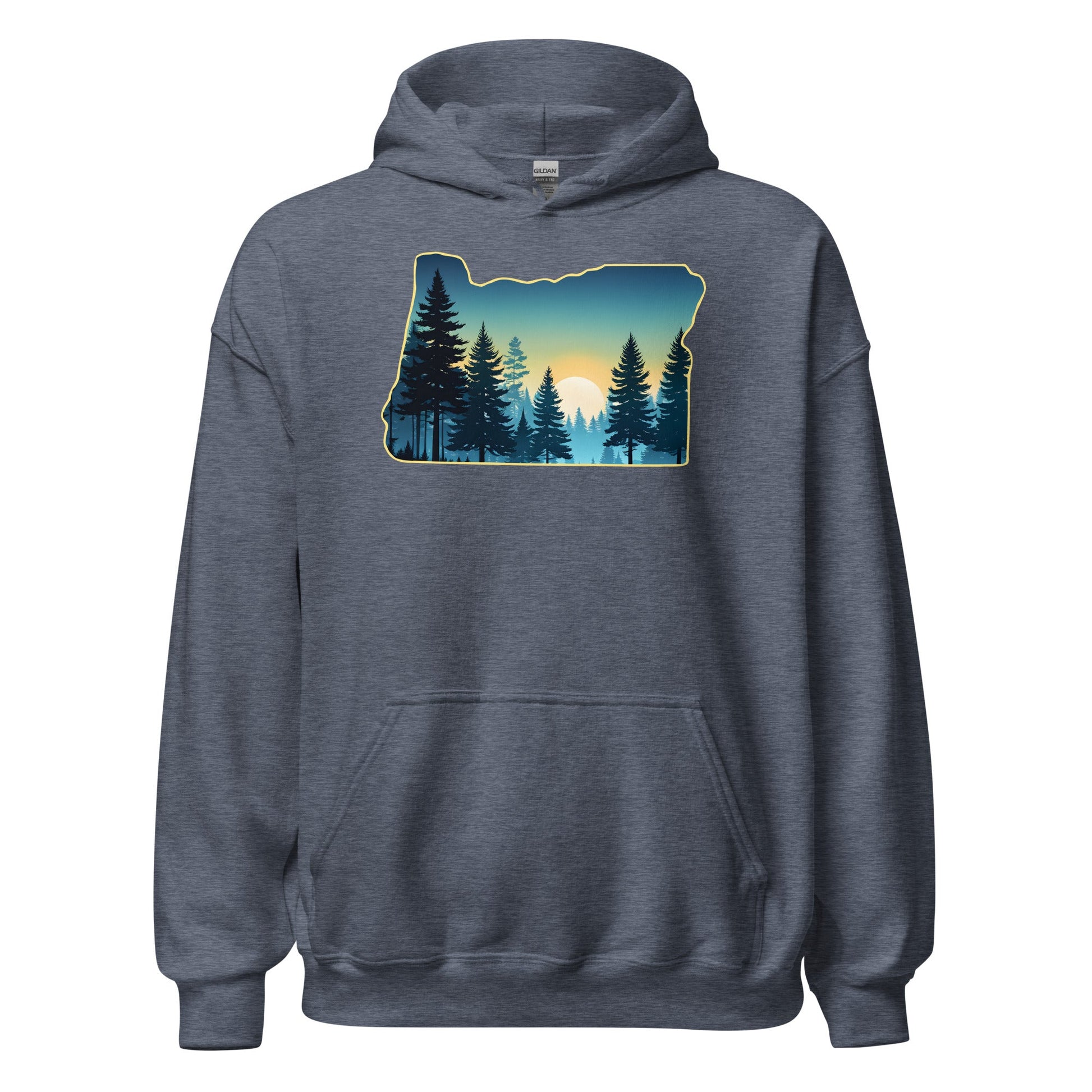 Oregon Sunset Forest Women's (Unisex) Hoodie - Hoodies - Discovery Co.
