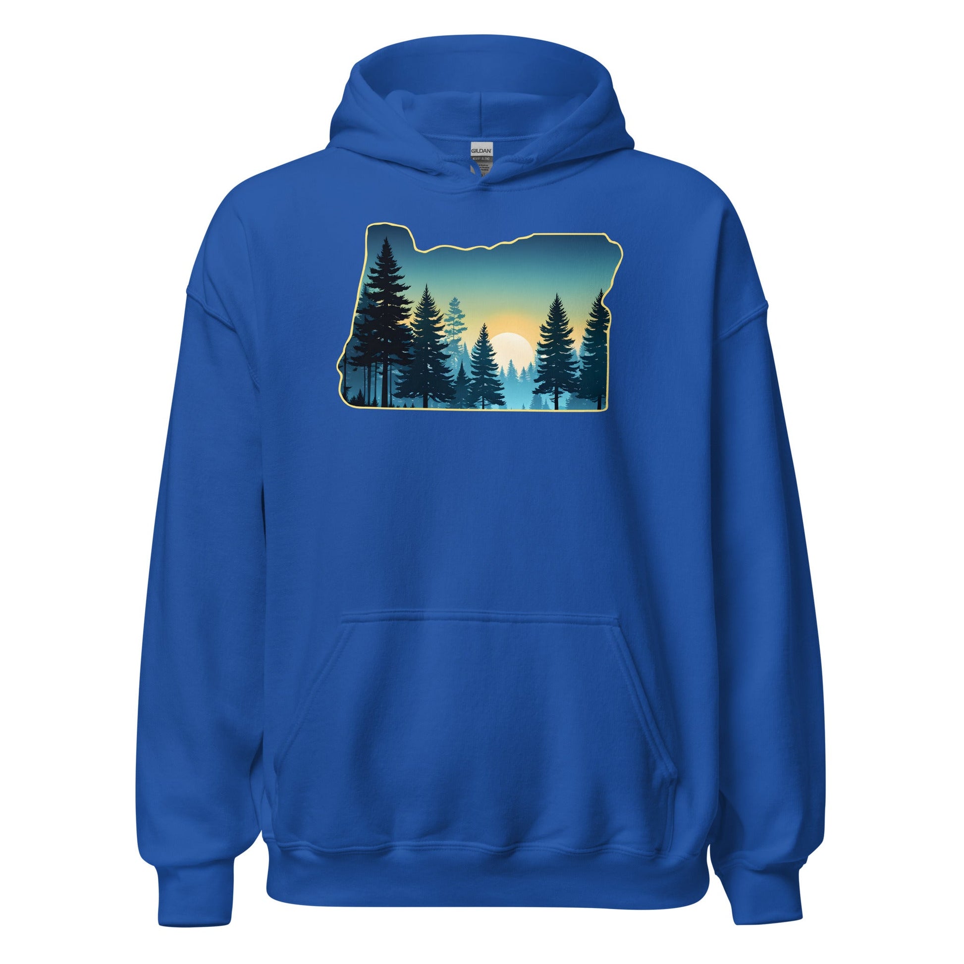 Oregon Sunset Forest Women's (Unisex) Hoodie - Hoodies - Discovery Co.