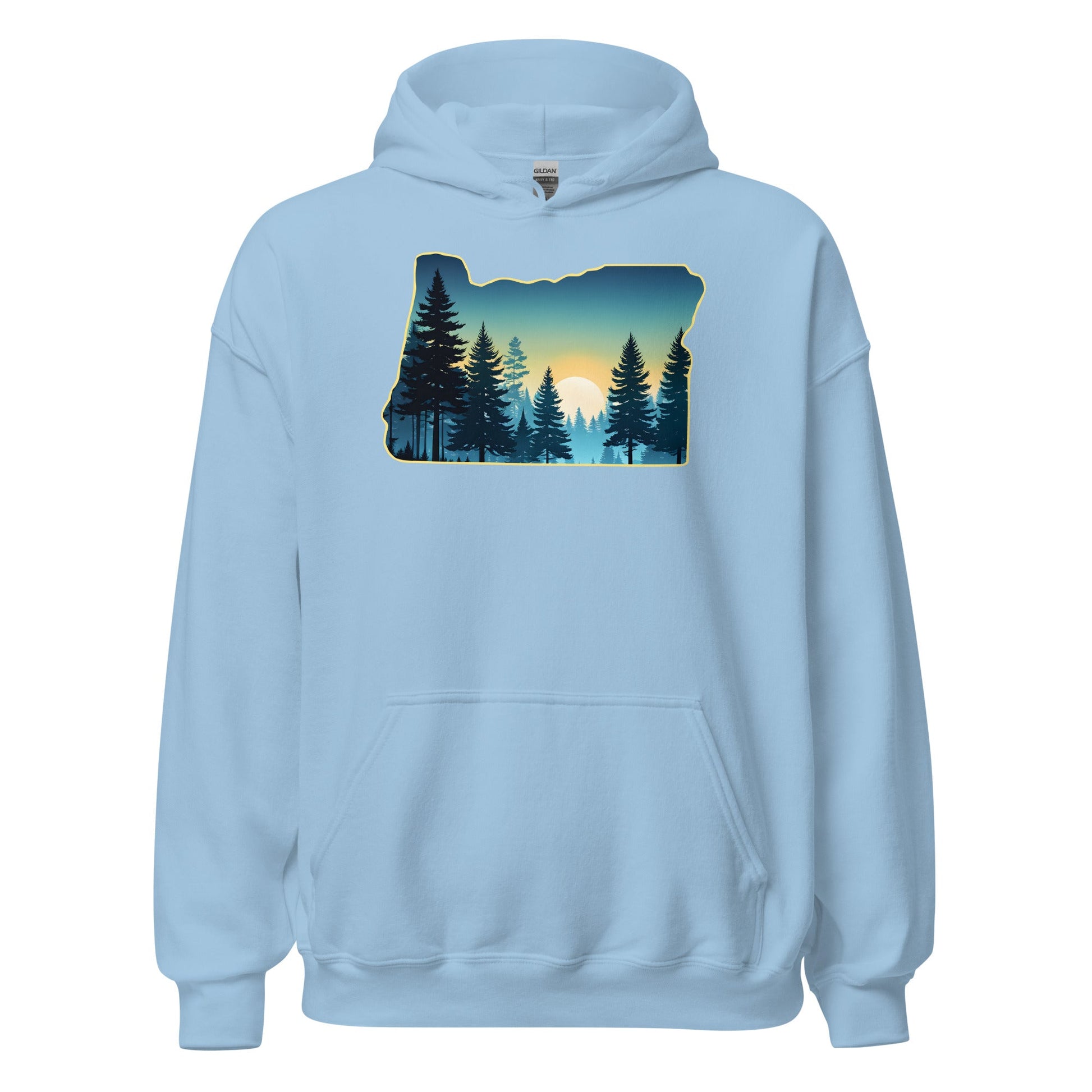 Oregon Sunset Forest Women's (Unisex) Hoodie - Hoodies - Discovery Co.