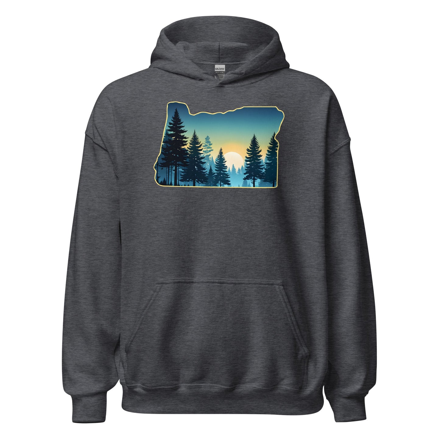 Oregon Sunset Forest Women's (Unisex) Hoodie - Hoodies - Discovery Co.