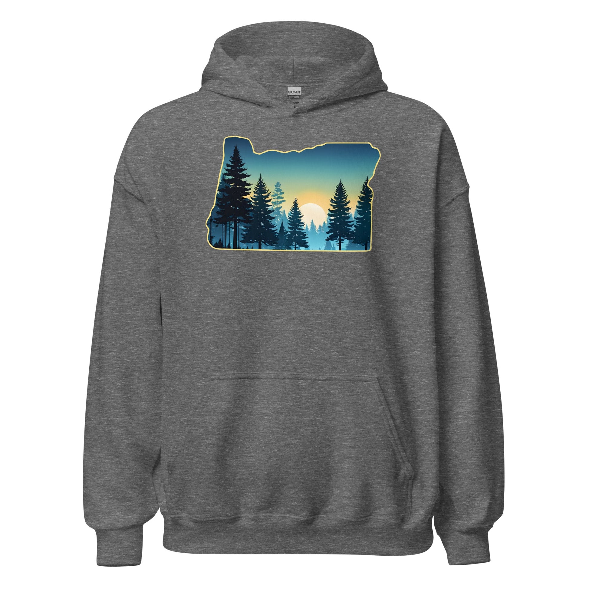 Oregon Sunset Forest Women's (Unisex) Hoodie - Hoodies - Discovery Co.