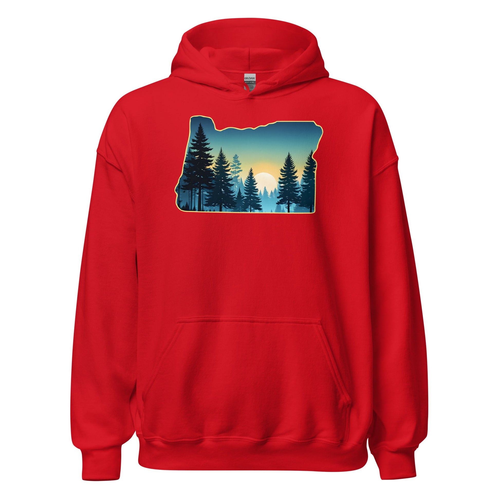 Oregon Sunset Forest Women's (Unisex) Hoodie - Hoodies - Discovery Co.