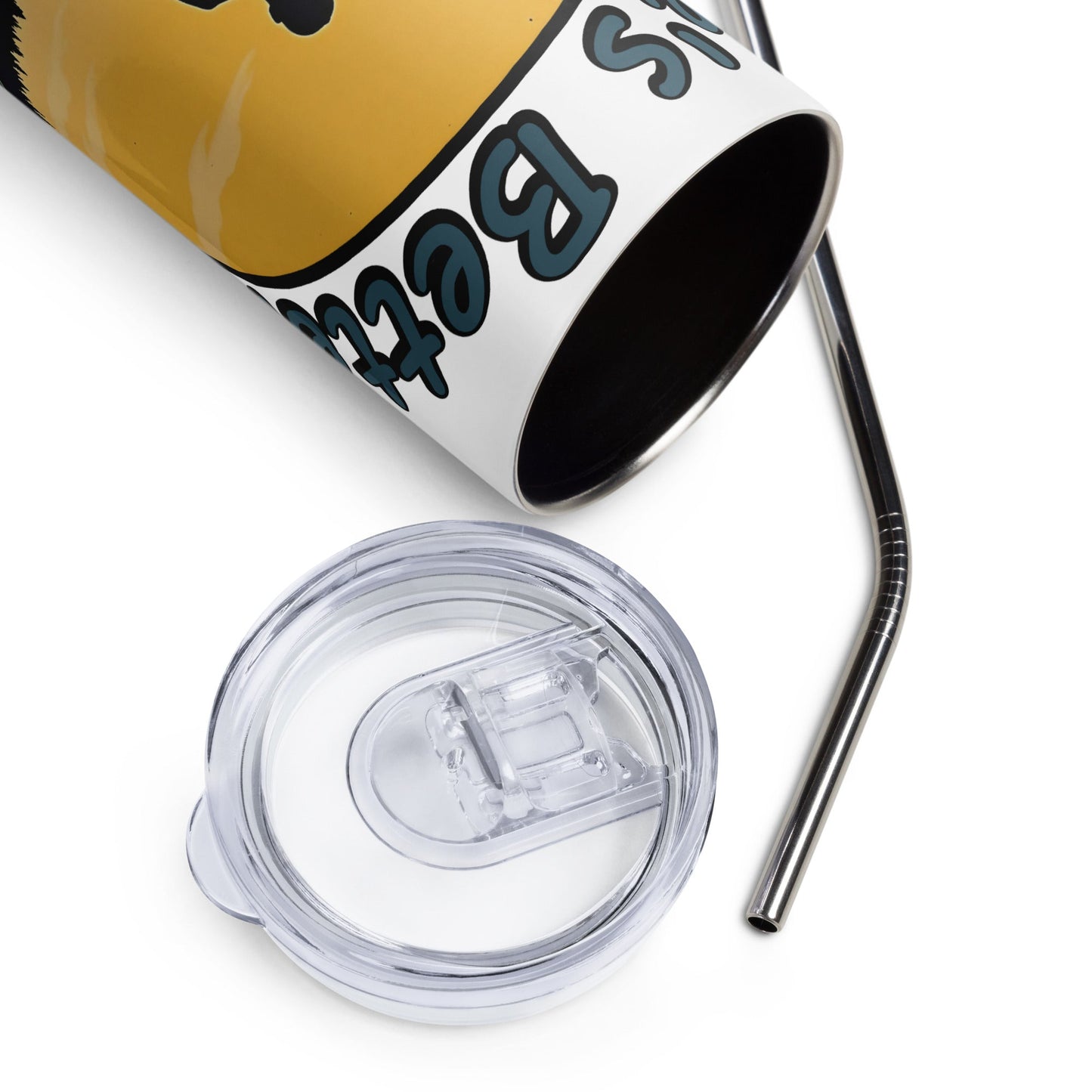 Paddle Boarding "Life's Better Standing Up" Stainless Steel Tumbler - Steel Tumbler - Discovery Co.