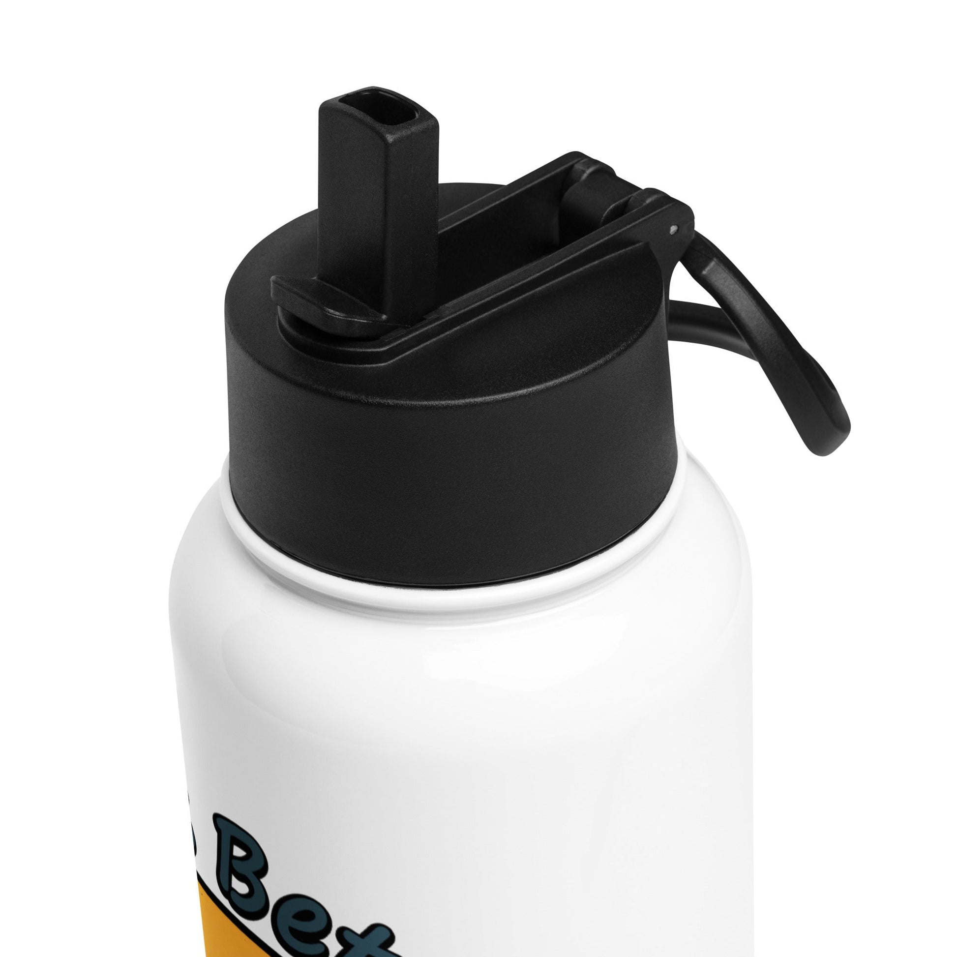 Paddle Boarding "Life's Better Standing Up" Stainless Steel Water Bottle With Straw Lid - Stainless Steel Water Bottle With Straw Lid - Discovery Co.