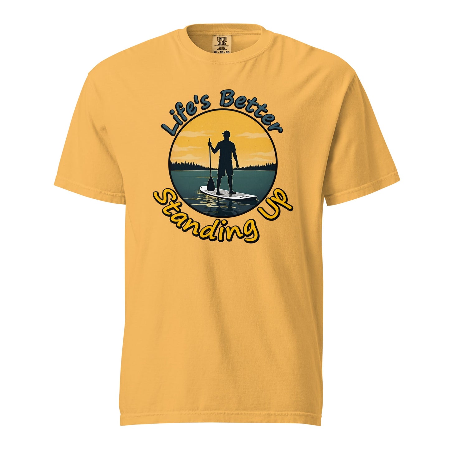 Paddle Boarding "Life's Better Standing Up" Women's (Unisex) Premium Tee - Women's Shirts - Discovery Co.