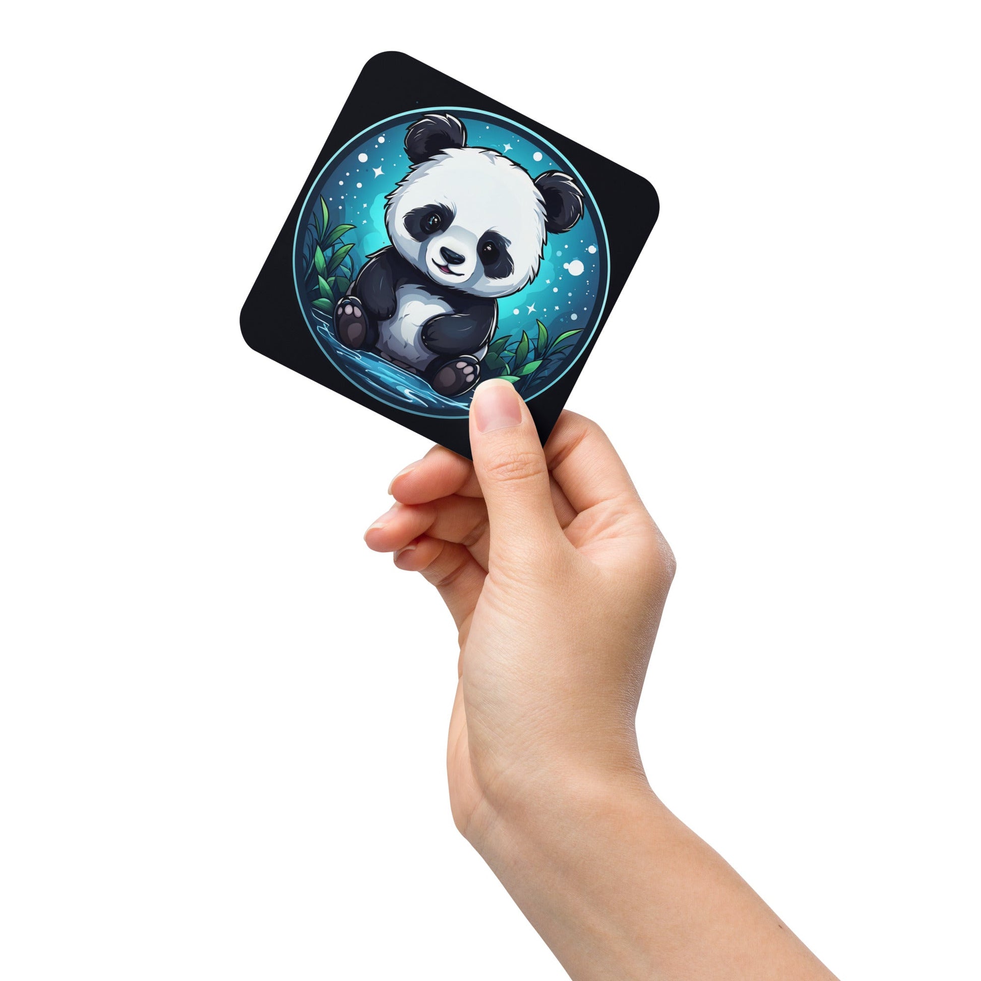 Panda Cork - back Coaster - Coasters - Discovery Co.