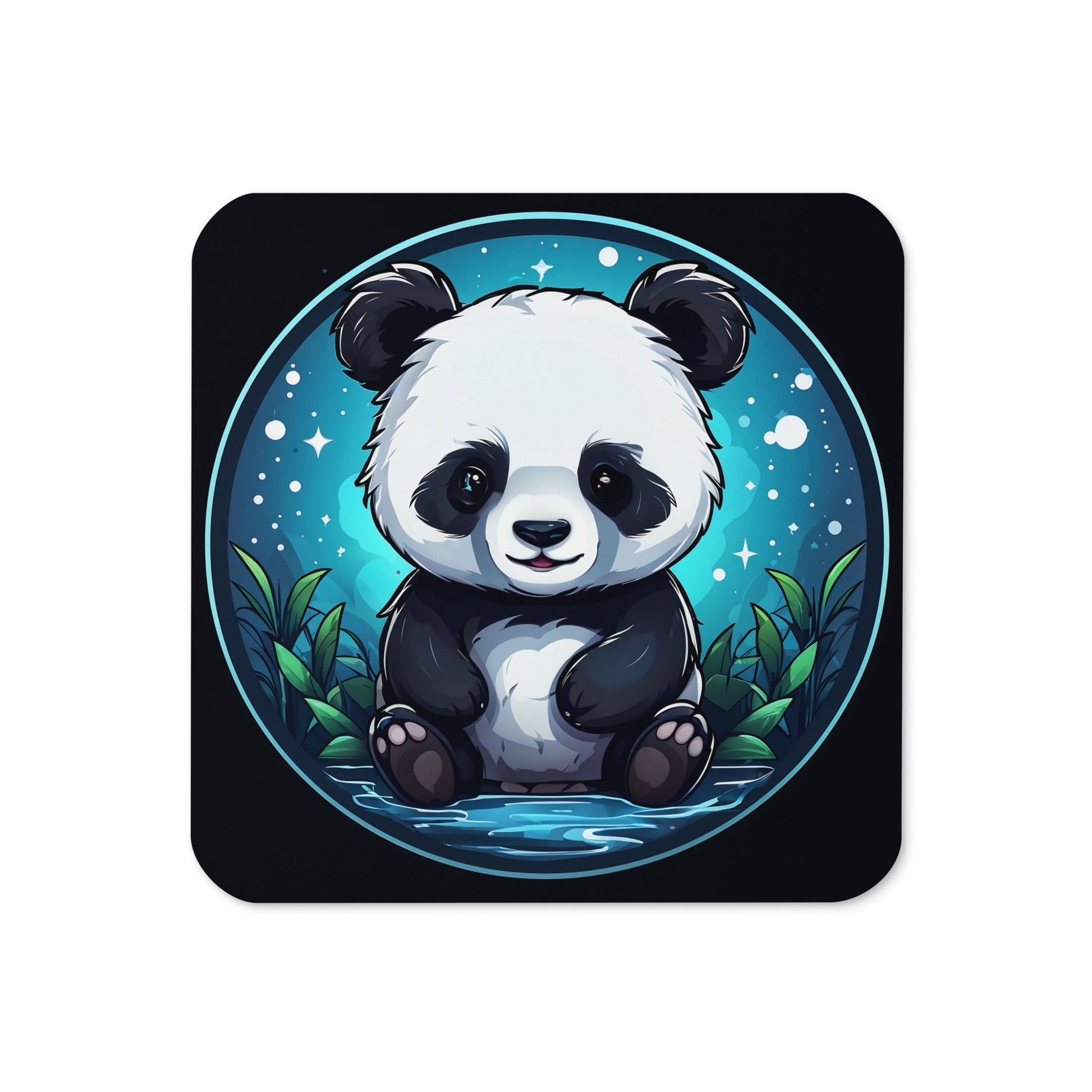 Panda Cork - back Coaster - Coasters - Discovery Co.