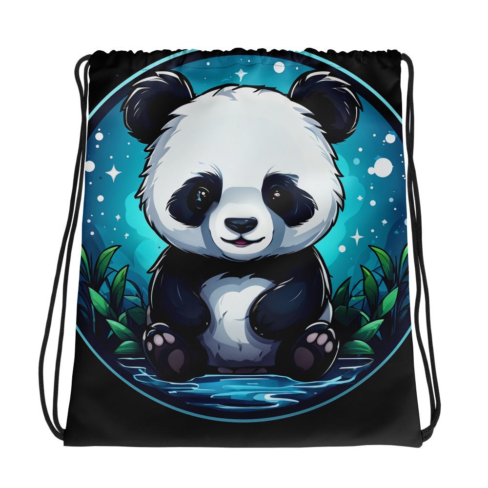 Panda Drawstring Bag - Drawstring Bag - Discovery Co.