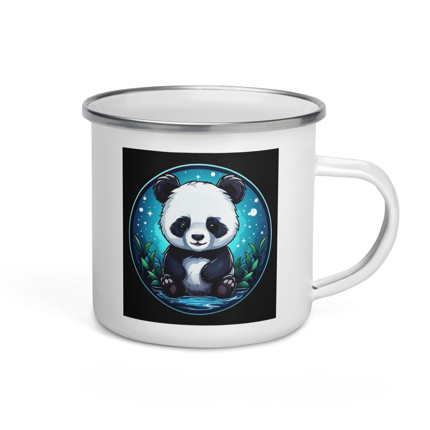 Panda Enamel Mug (12 oz) - Mugs - Discovery Co.