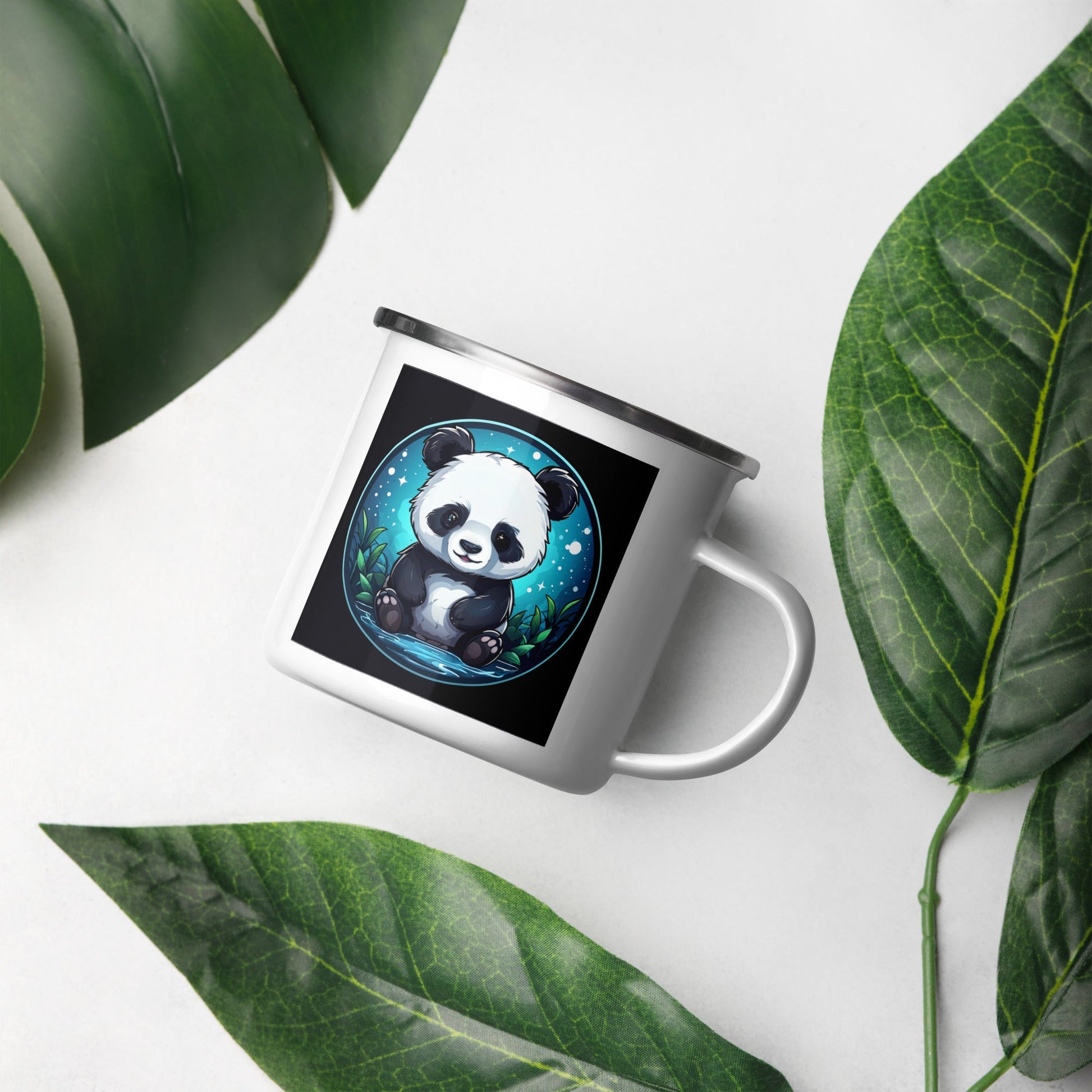 Panda Enamel Mug (12 oz) - Mugs - Discovery Co.