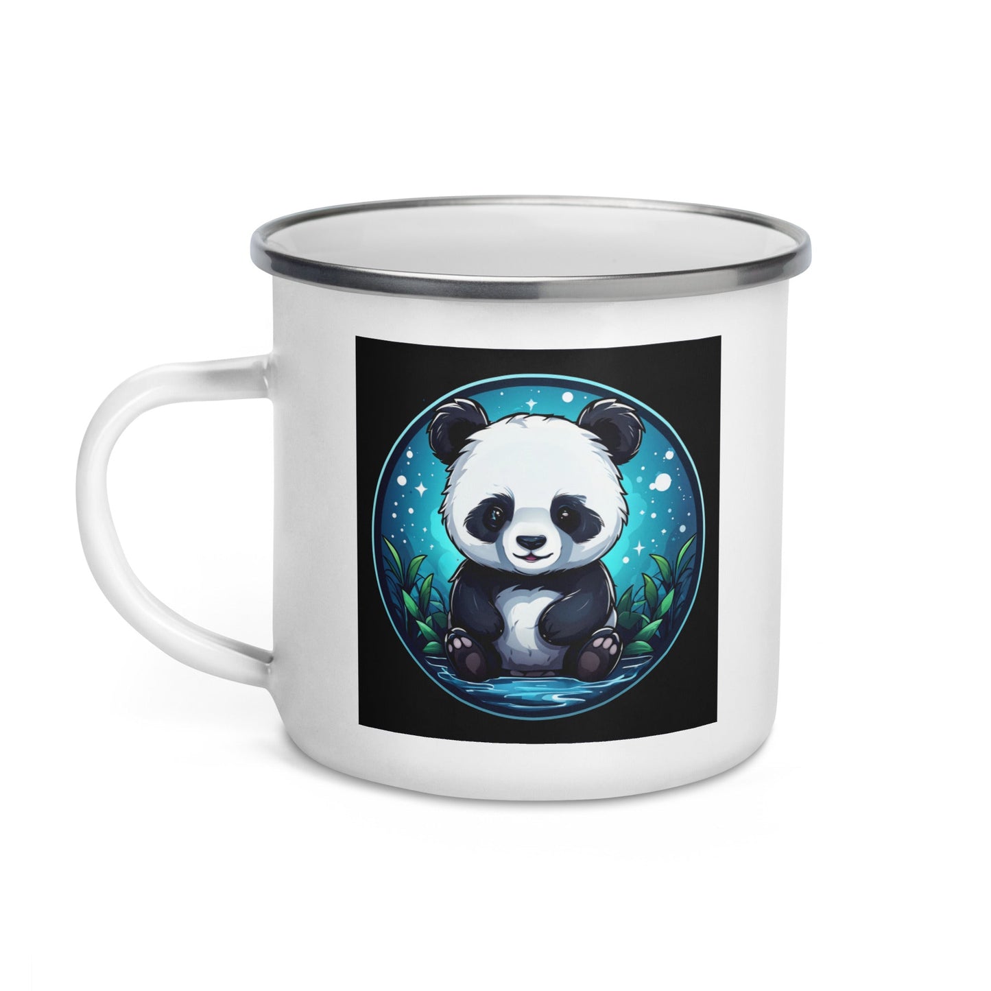 Panda Enamel Mug (12 oz) - Mugs - Discovery Co.