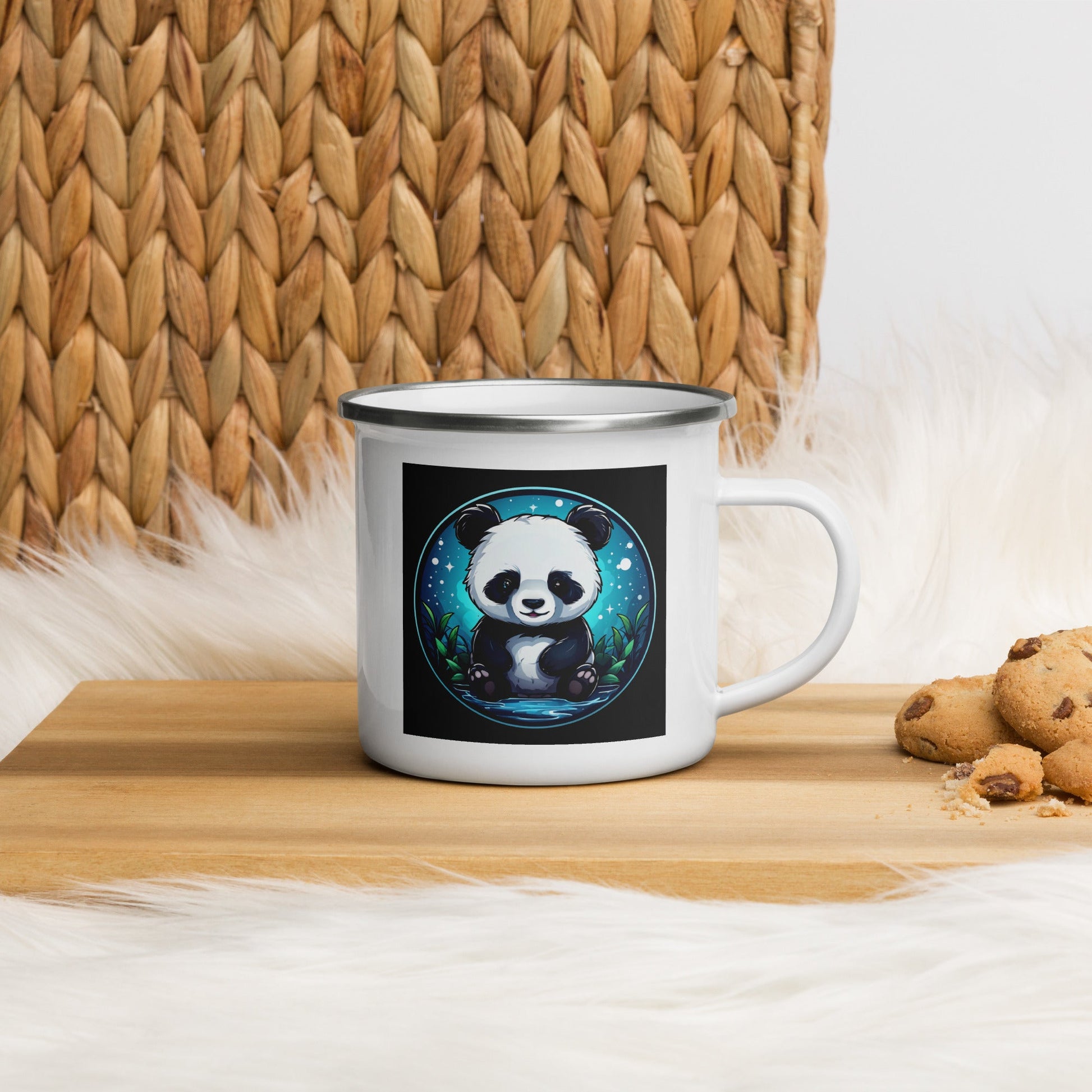 Panda Enamel Mug (12 oz) - Mugs - Discovery Co.