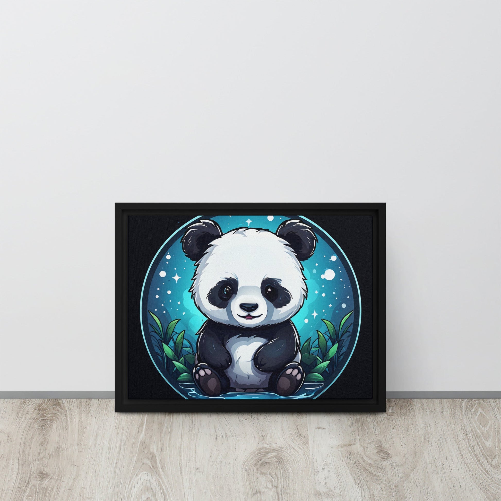 Panda Framed Canvas - Canvas Prints - Discovery Co.