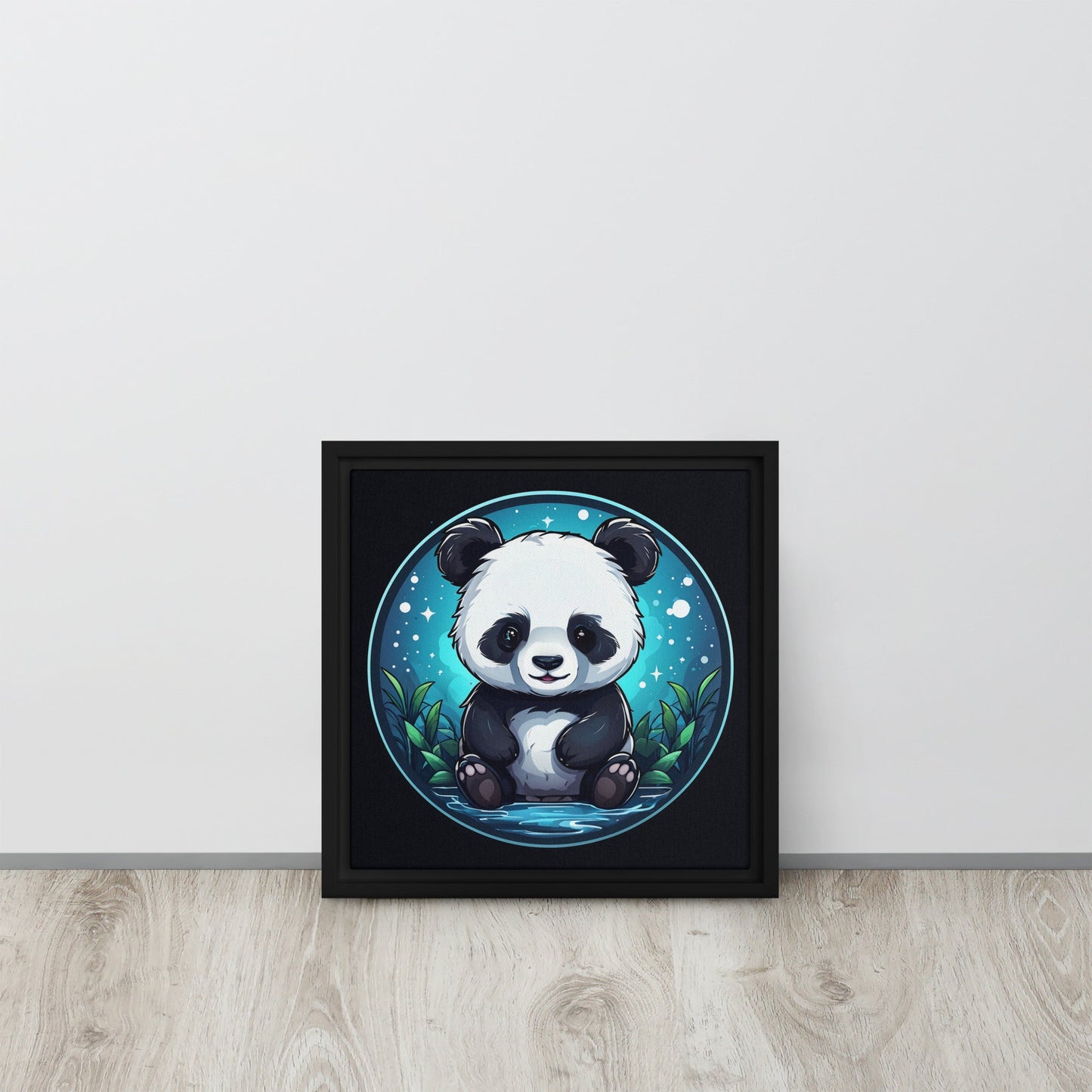 Panda Framed Canvas - Canvas Prints - Discovery Co.