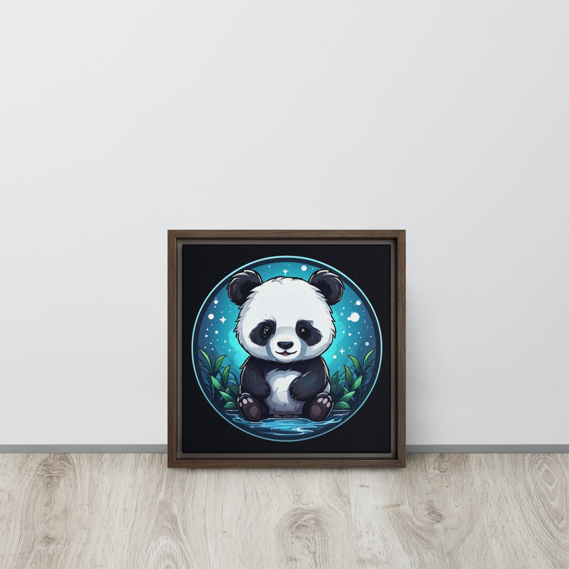 Panda Framed Canvas - Canvas Prints - Discovery Co.