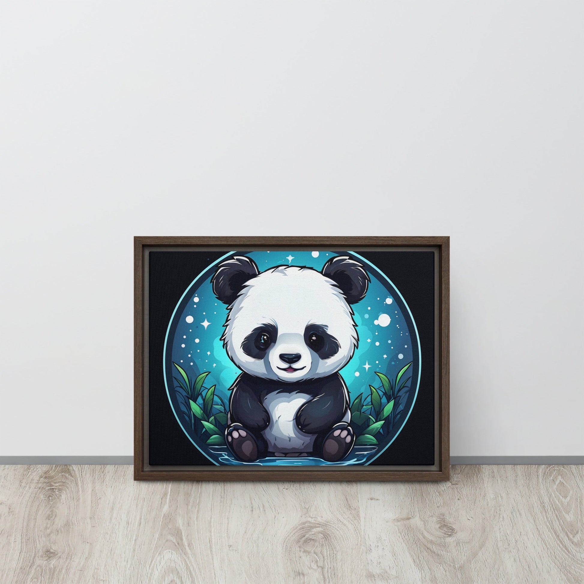 Panda Framed Canvas - Canvas Prints - Discovery Co.