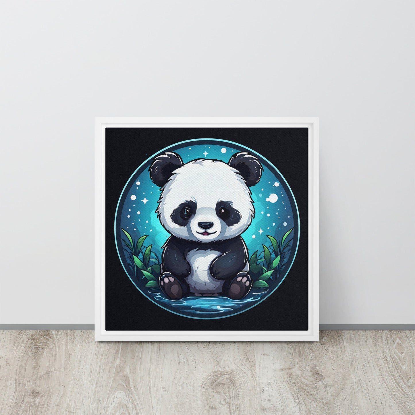 Panda Framed Canvas - Canvas Prints - Discovery Co.