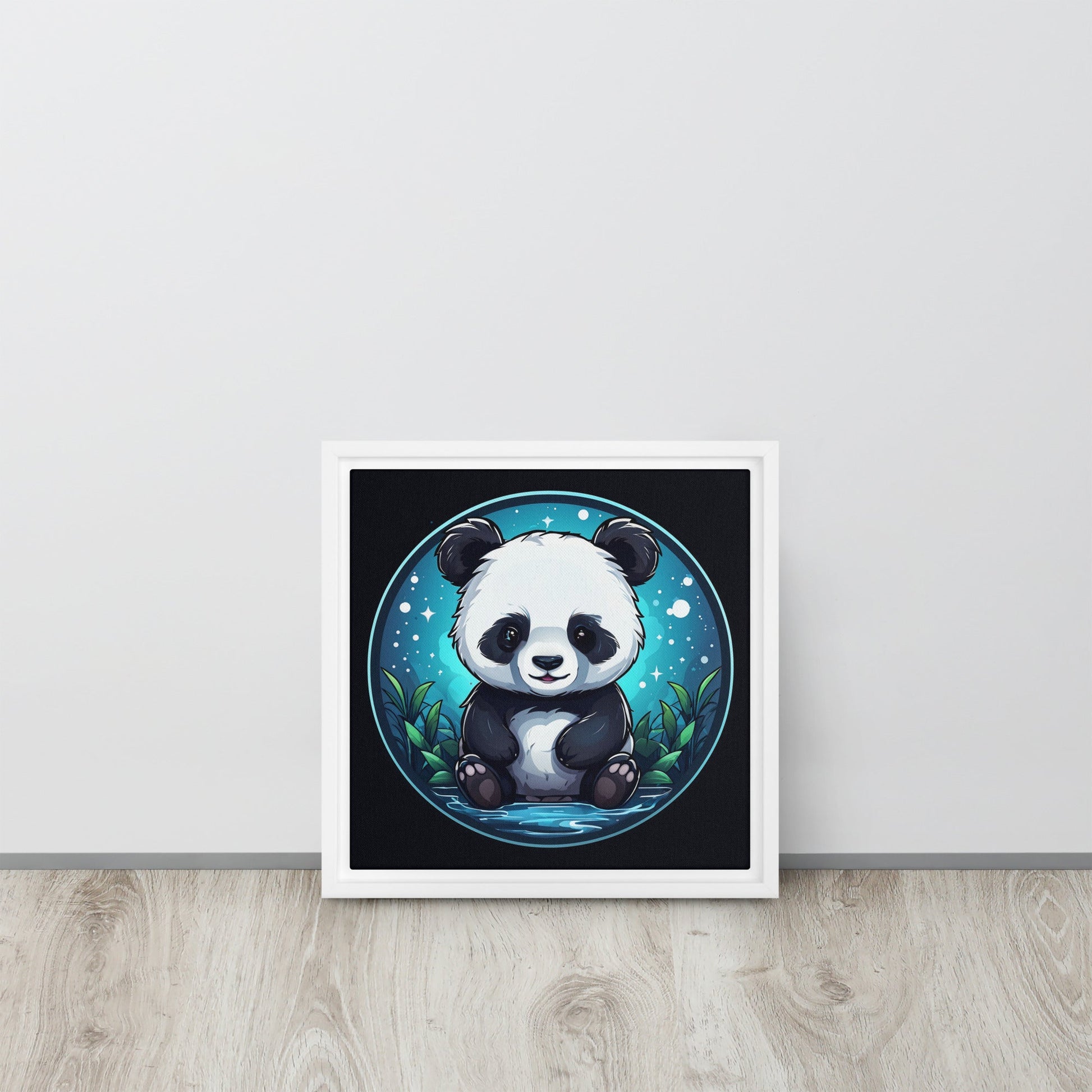 Panda Framed Canvas - Canvas Prints - Discovery Co.