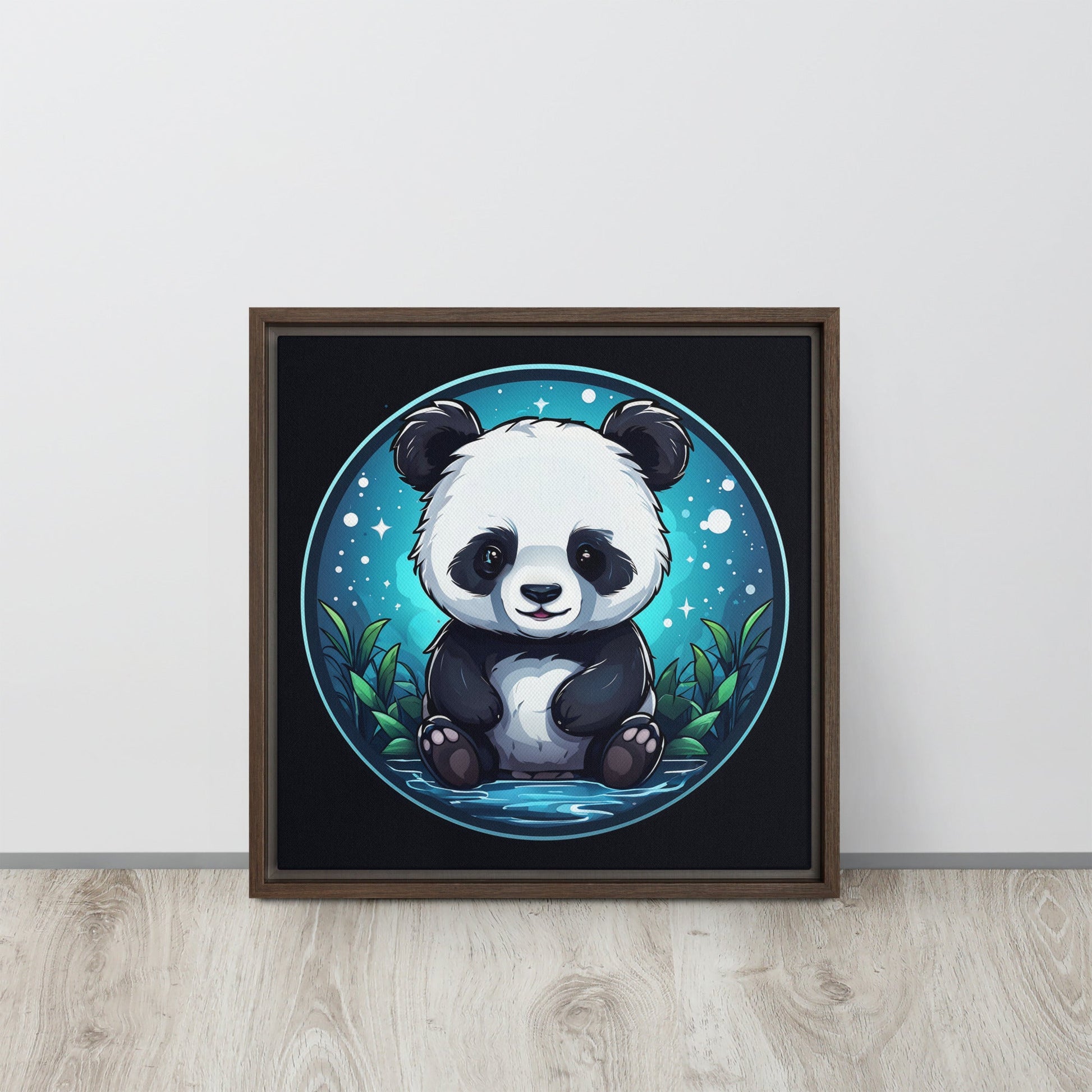 Panda Framed Canvas - Canvas Prints - Discovery Co.