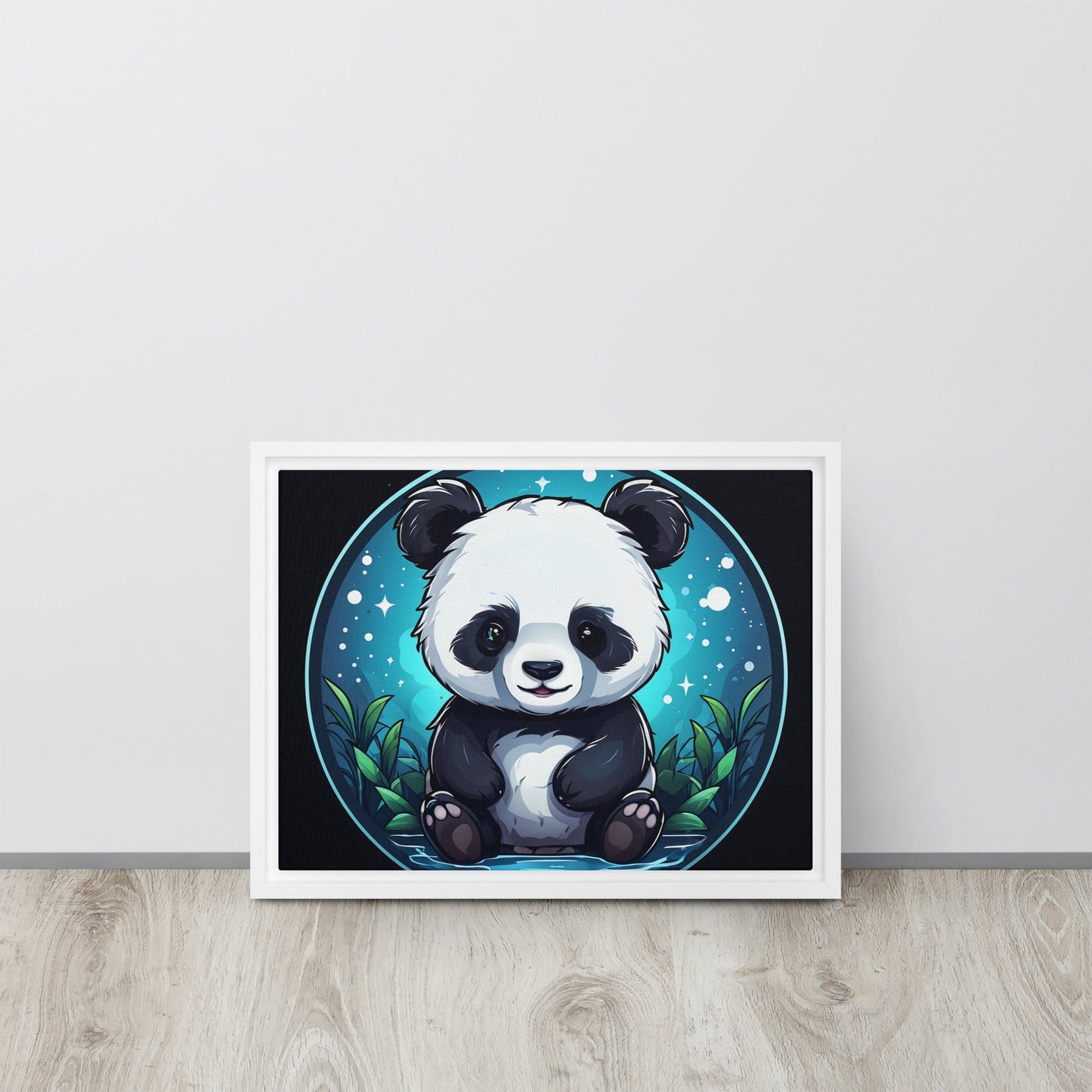 Panda Framed Canvas - Canvas Prints - Discovery Co.