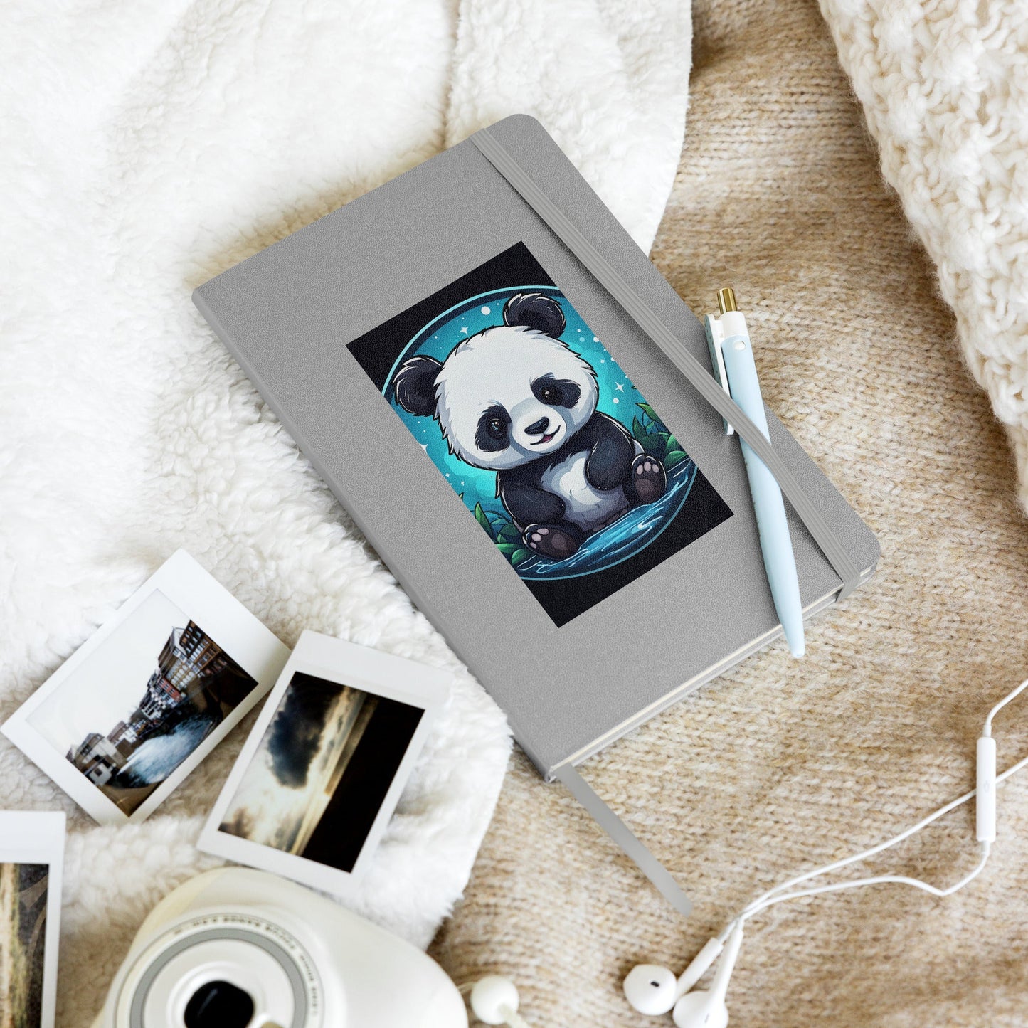 Panda Hardcover Bound Notebook - Hardcover Bound Notebooks - Discovery Co.