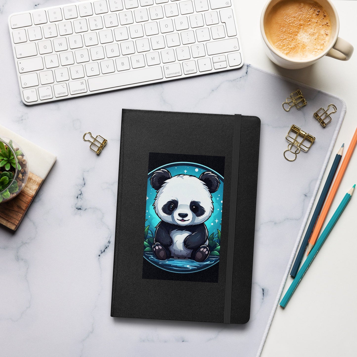 Panda Hardcover Bound Notebook - Hardcover Bound Notebooks - Discovery Co.