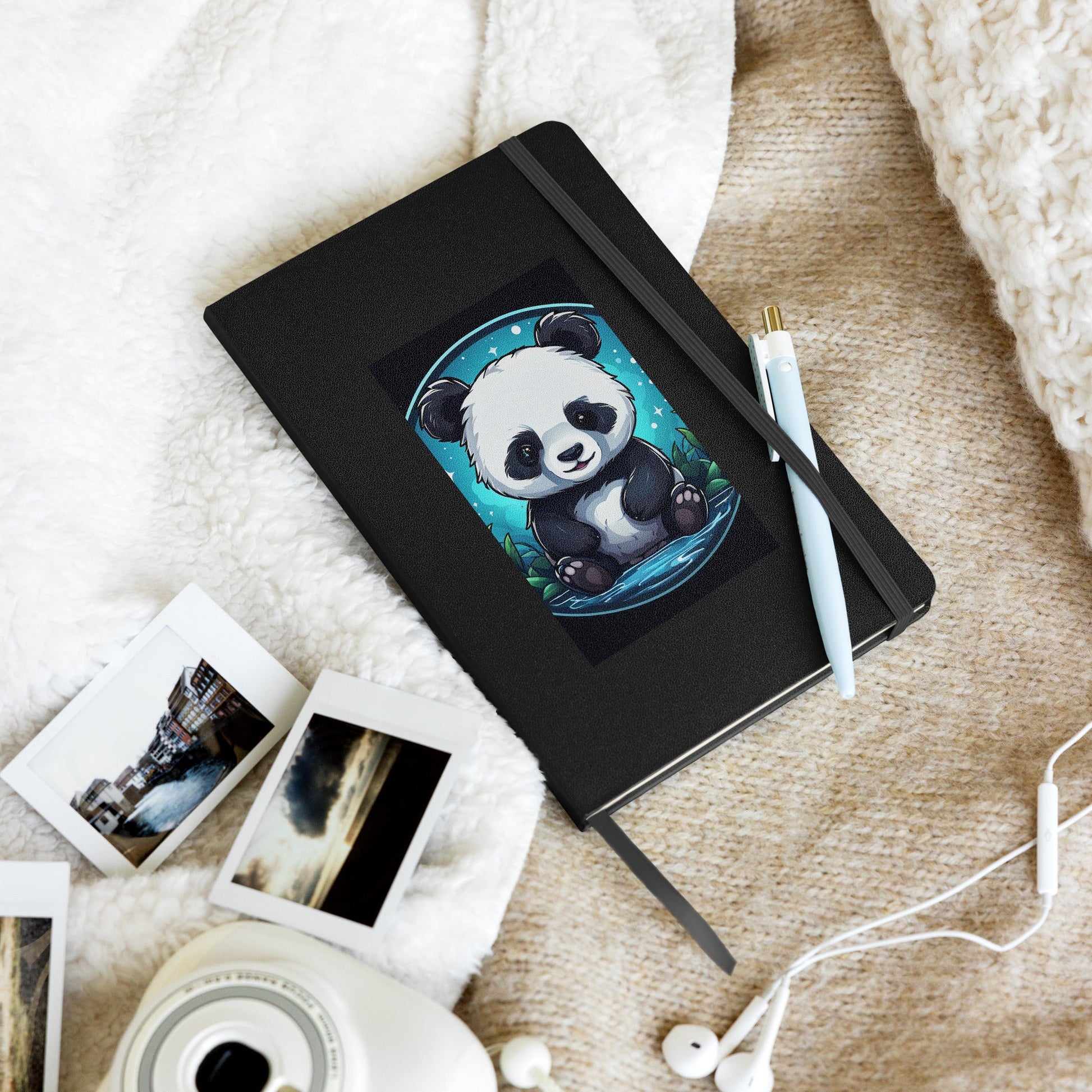 Panda Hardcover Bound Notebook - Hardcover Bound Notebooks - Discovery Co.