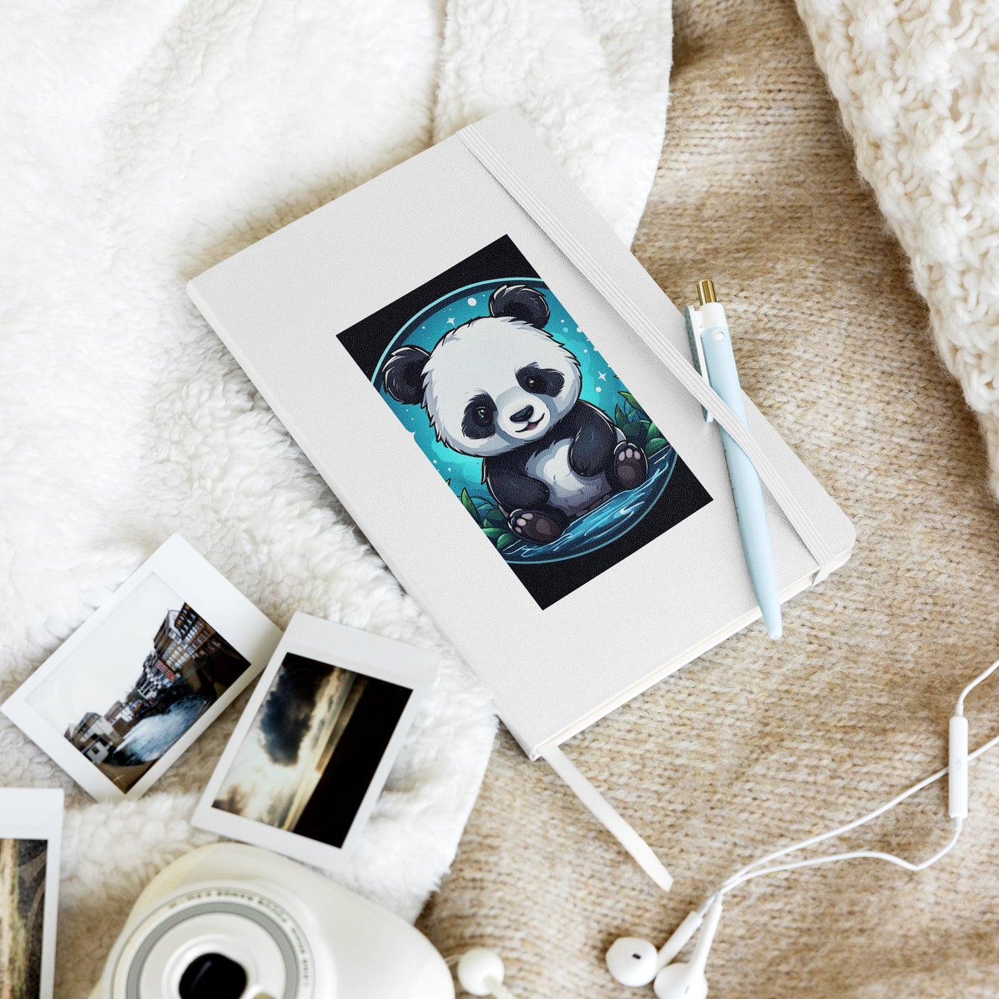 Panda Hardcover Bound Notebook - Hardcover Bound Notebooks - Discovery Co.