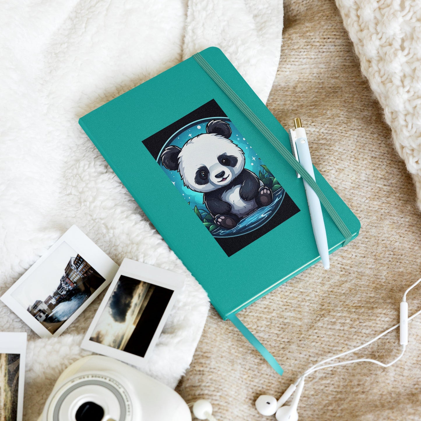 Panda Hardcover Bound Notebook - Hardcover Bound Notebooks - Discovery Co.