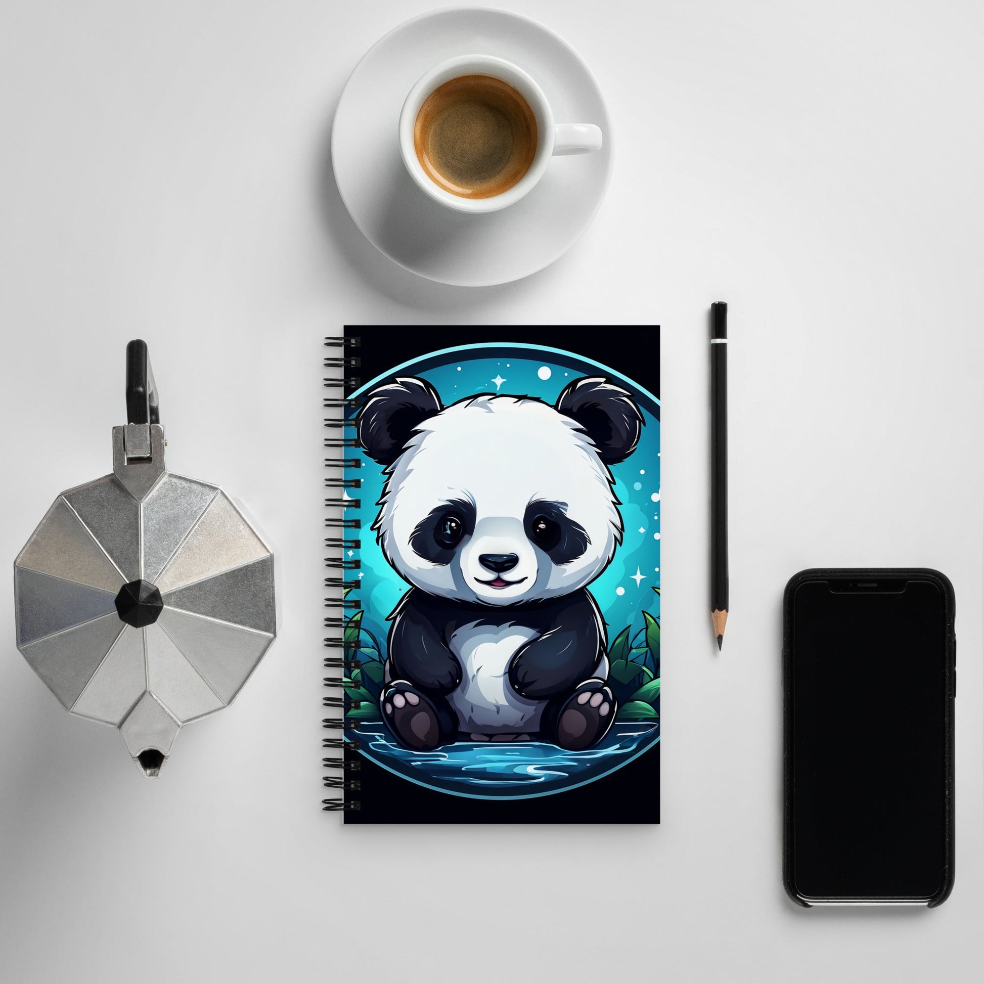 Panda Spiral Notebook - Spiral Notebooks - Discovery Co.