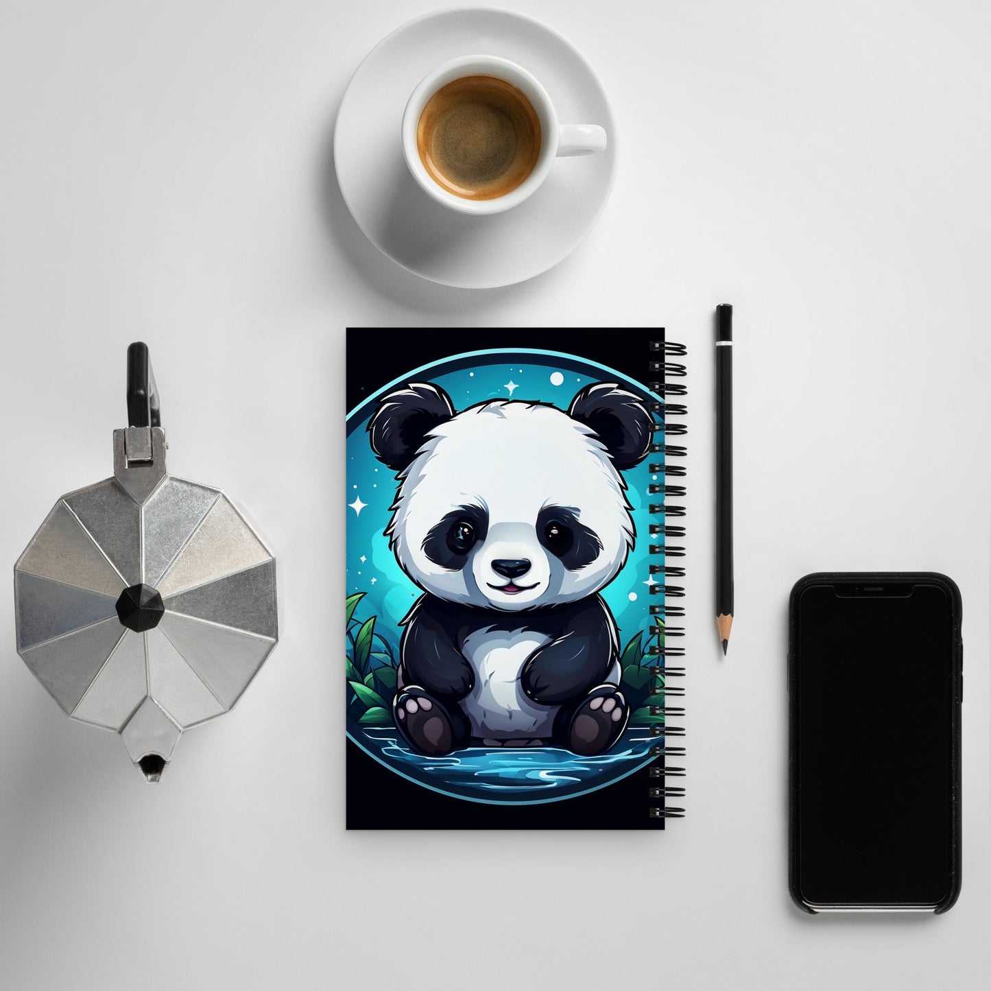 Panda Spiral Notebook - Spiral Notebooks - Discovery Co.