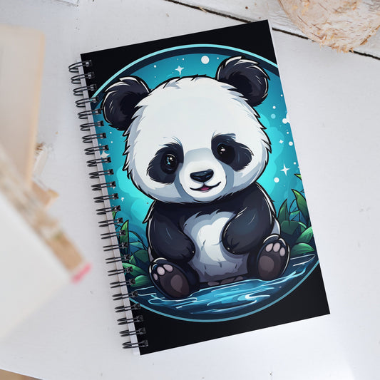 Panda Spiral Notebook - Spiral Notebooks - Discovery Co.