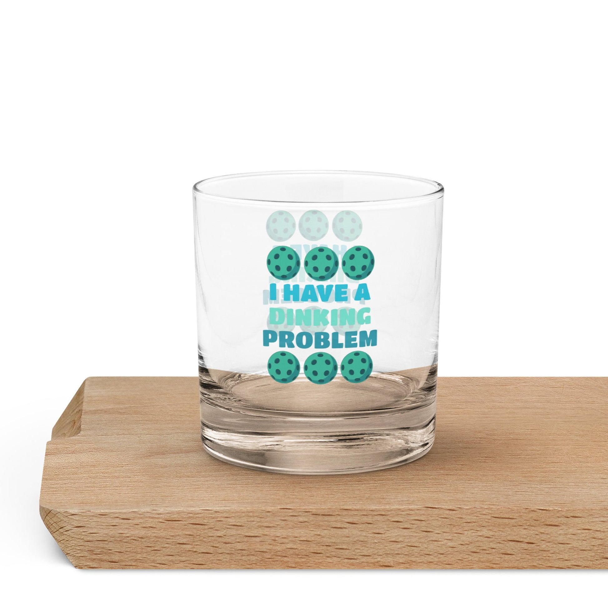 Pickleball "I Have A Dinking Problem" Rocks Glass - Rocks Glass - Discovery Co.