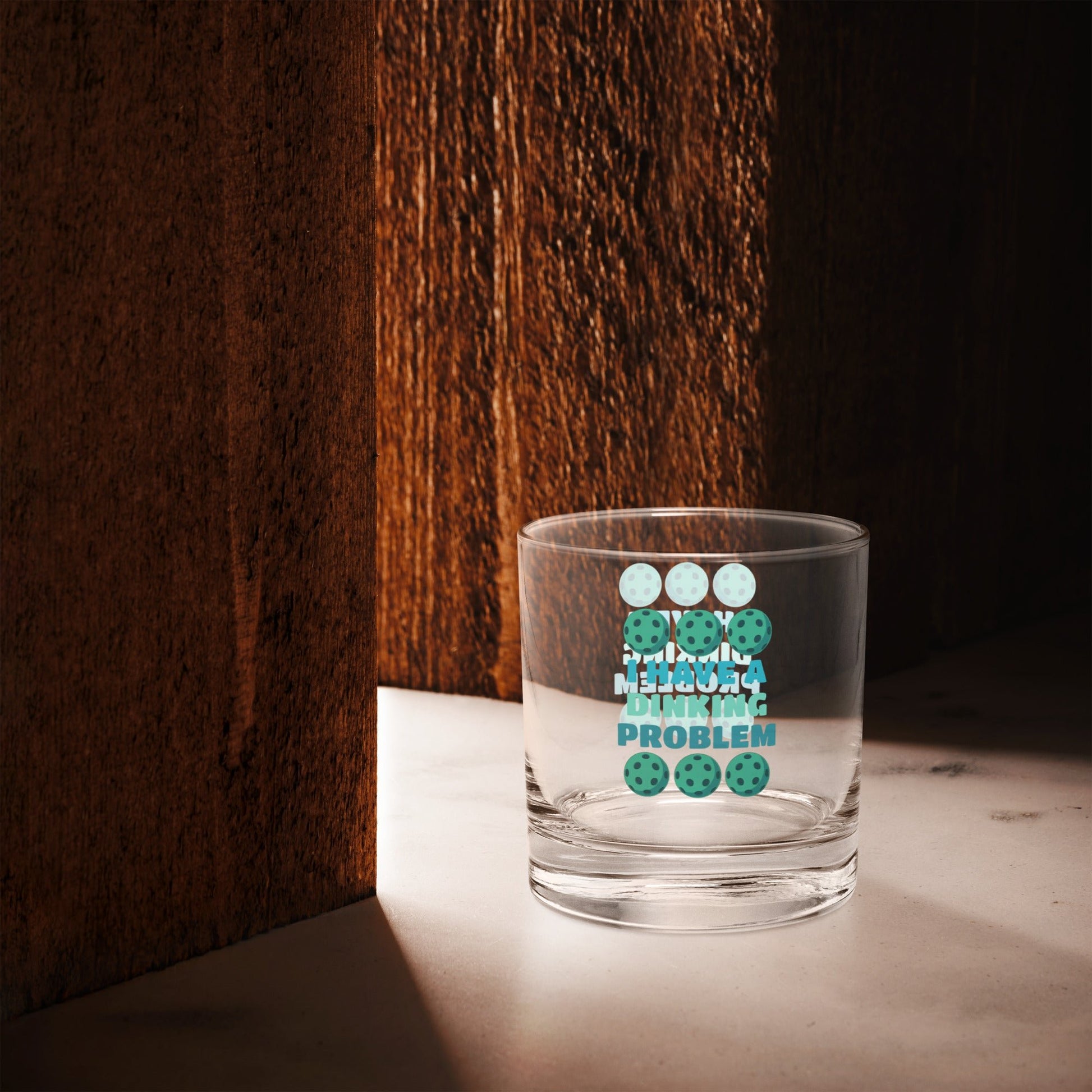 Pickleball "I Have A Dinking Problem" Rocks Glass - Rocks Glass - Discovery Co.