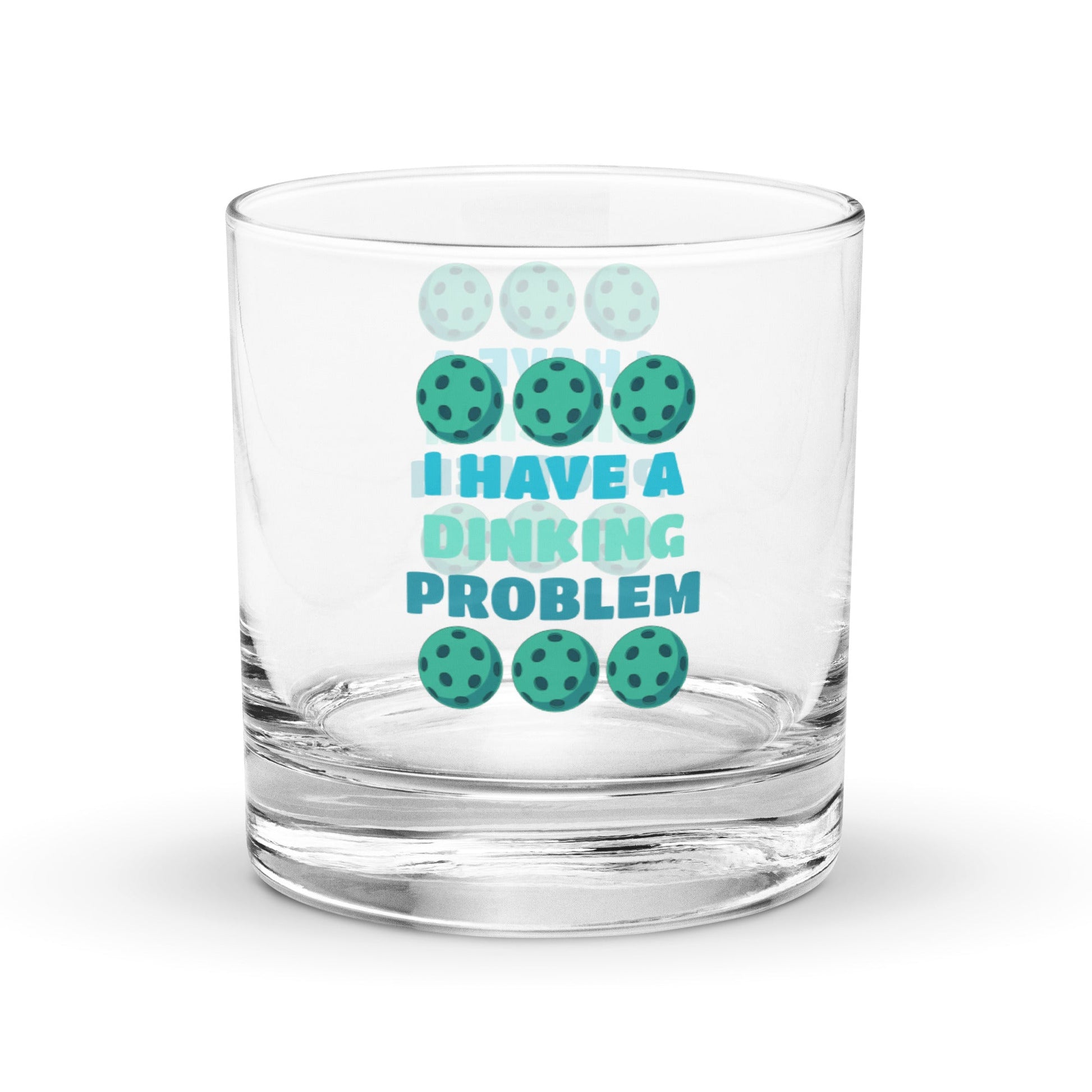 Pickleball "I Have A Dinking Problem" Rocks Glass - Rocks Glass - Discovery Co.