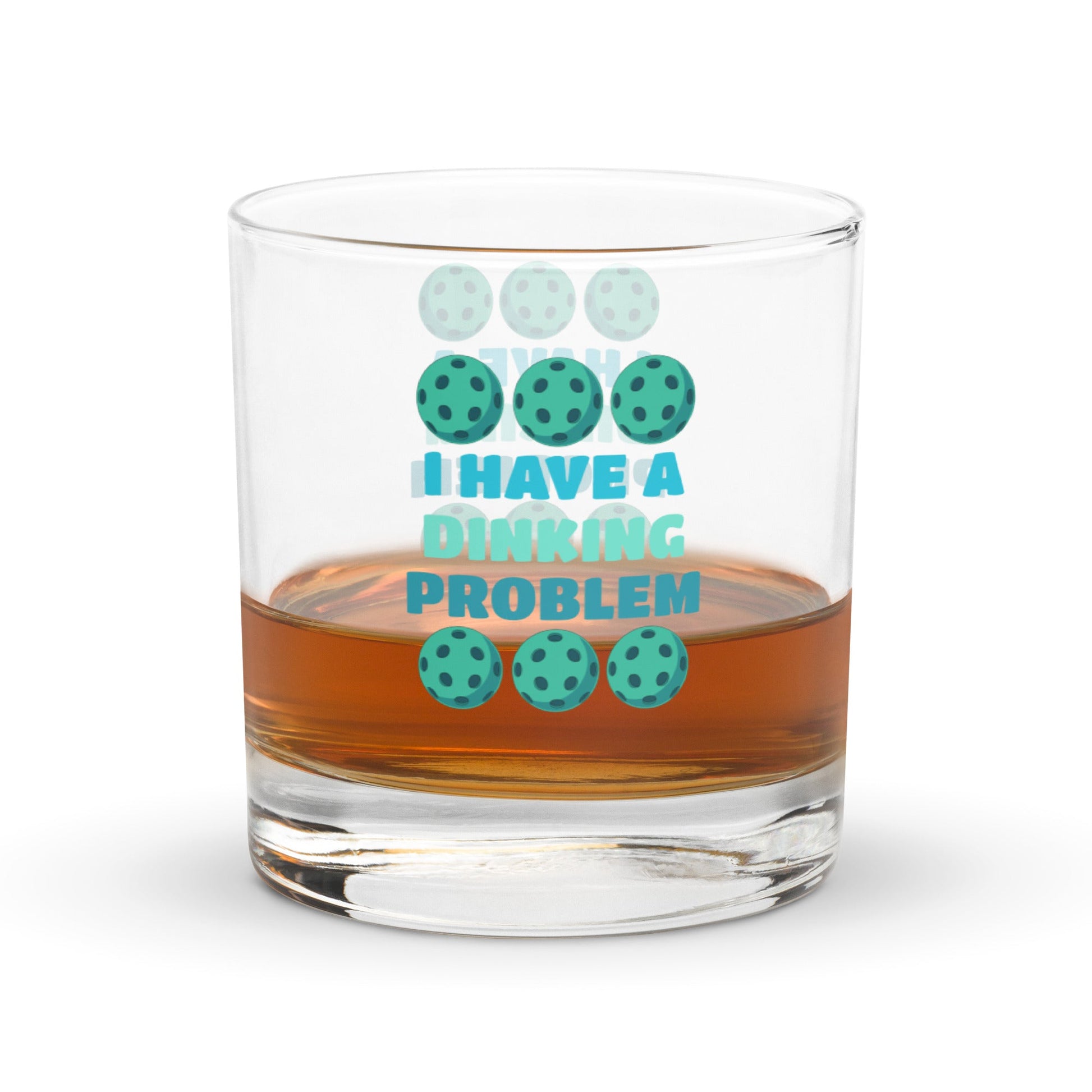 Pickleball "I Have A Dinking Problem" Rocks Glass - Rocks Glass - Discovery Co.