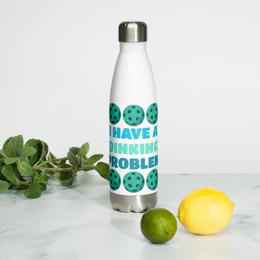 Pickleball "I Have A Dinking Problem" Stainless Steel Water Bottle - Stainless Steel Water Bottle - Discovery Co.