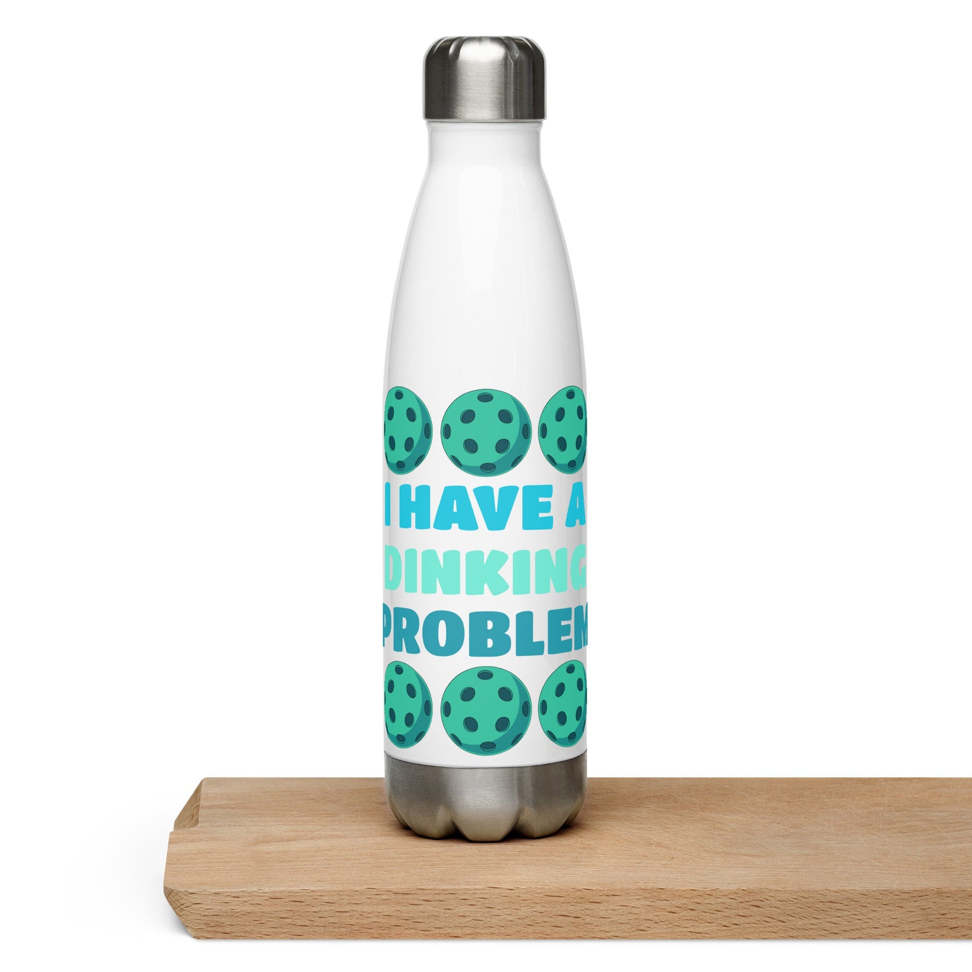 Pickleball "I Have A Dinking Problem" Stainless Steel Water Bottle - Stainless Steel Water Bottle - Discovery Co.