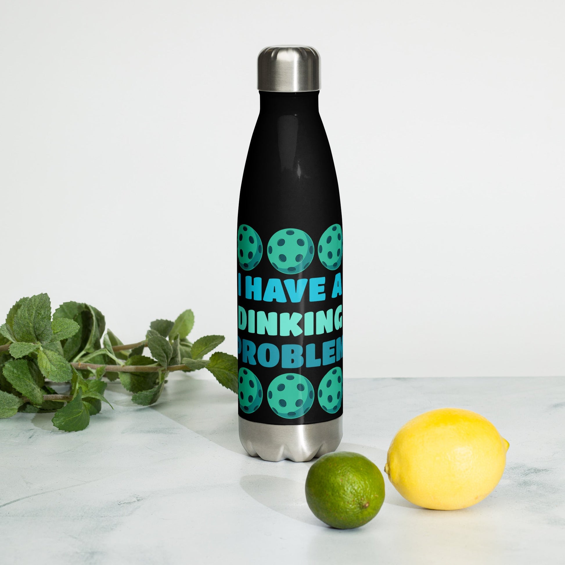 Pickleball "I Have A Dinking Problem" Stainless Steel Water Bottle - Stainless Steel Water Bottle - Discovery Co.