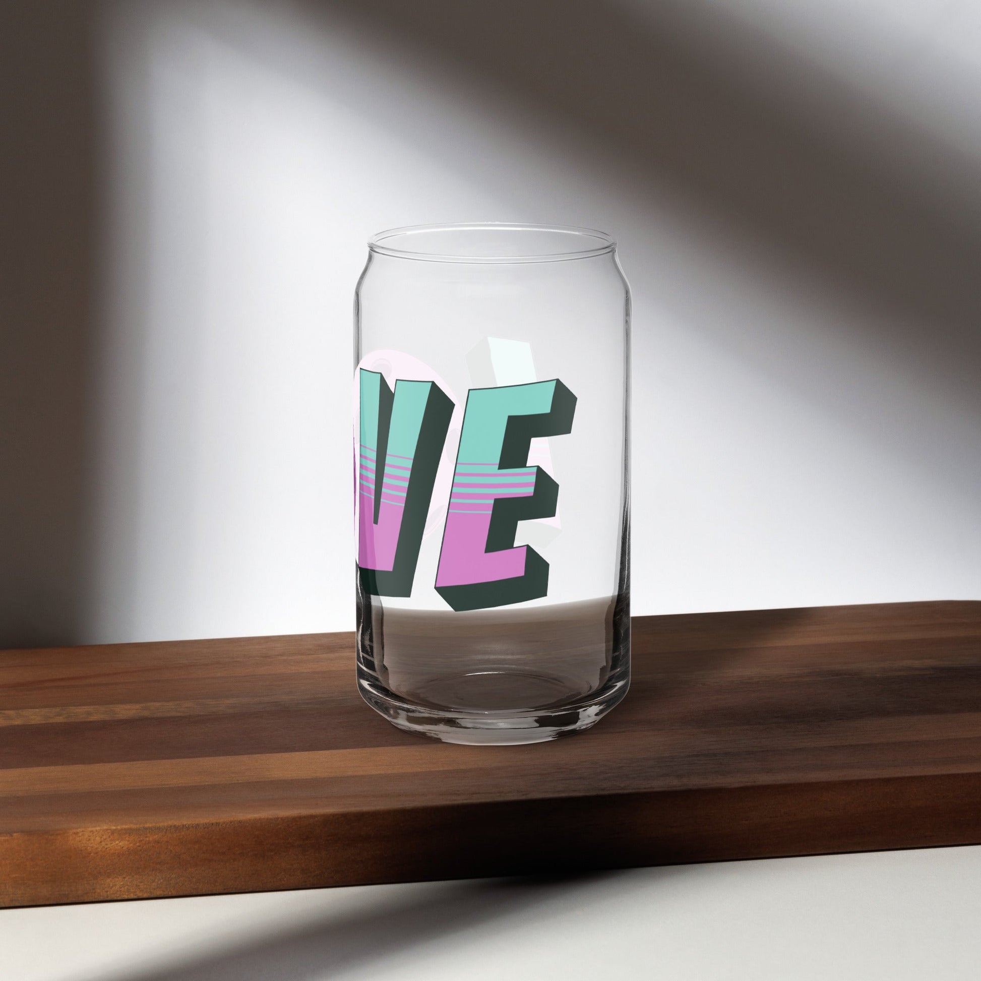 Pickleball Love Can - Shaped Glass - Can - Shaped Glass - Discovery Co.