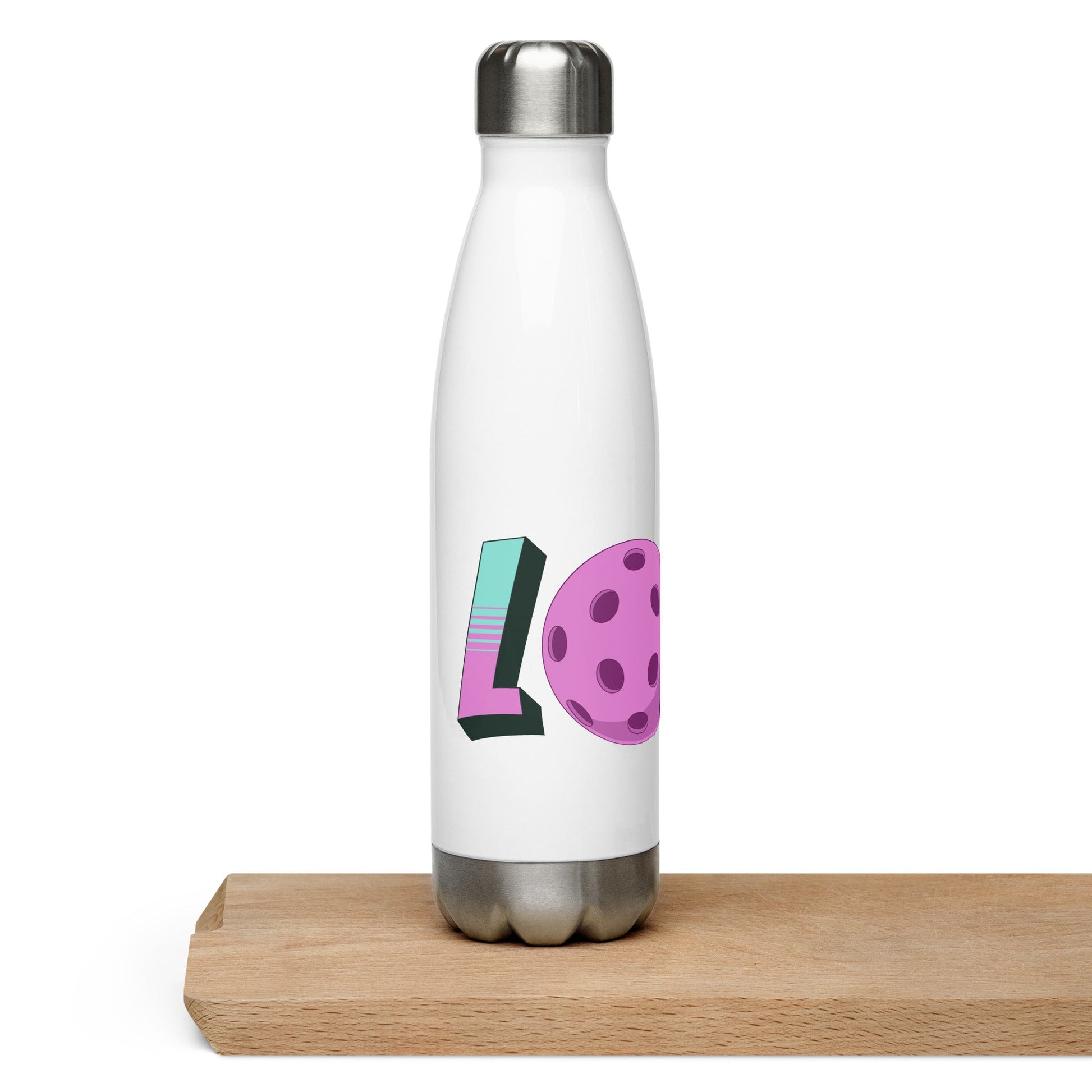 Pickleball Love Stainless Steel Water Bottle - Stainless Steel Water Bottle - Discovery Co.