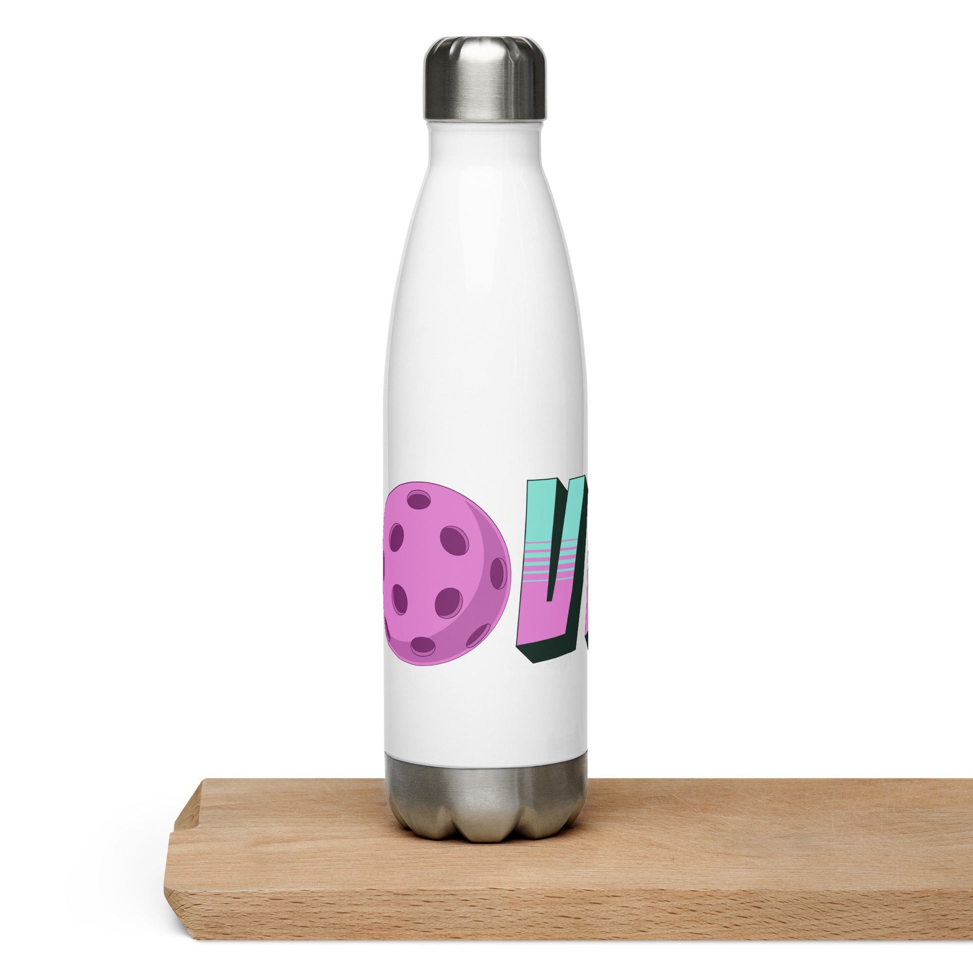 Pickleball Love Stainless Steel Water Bottle - Stainless Steel Water Bottle - Discovery Co.