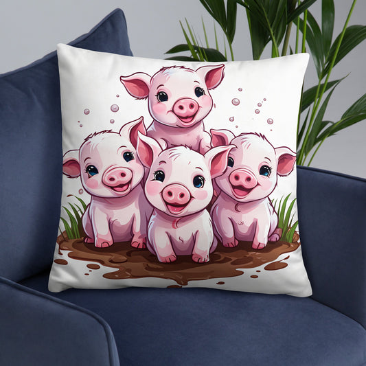 Piglets Basic Pillow - Pillows - Discovery Co.