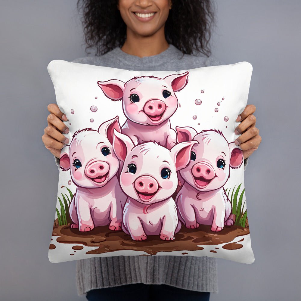 Piglets Basic Pillow - Pillows - Discovery Co.