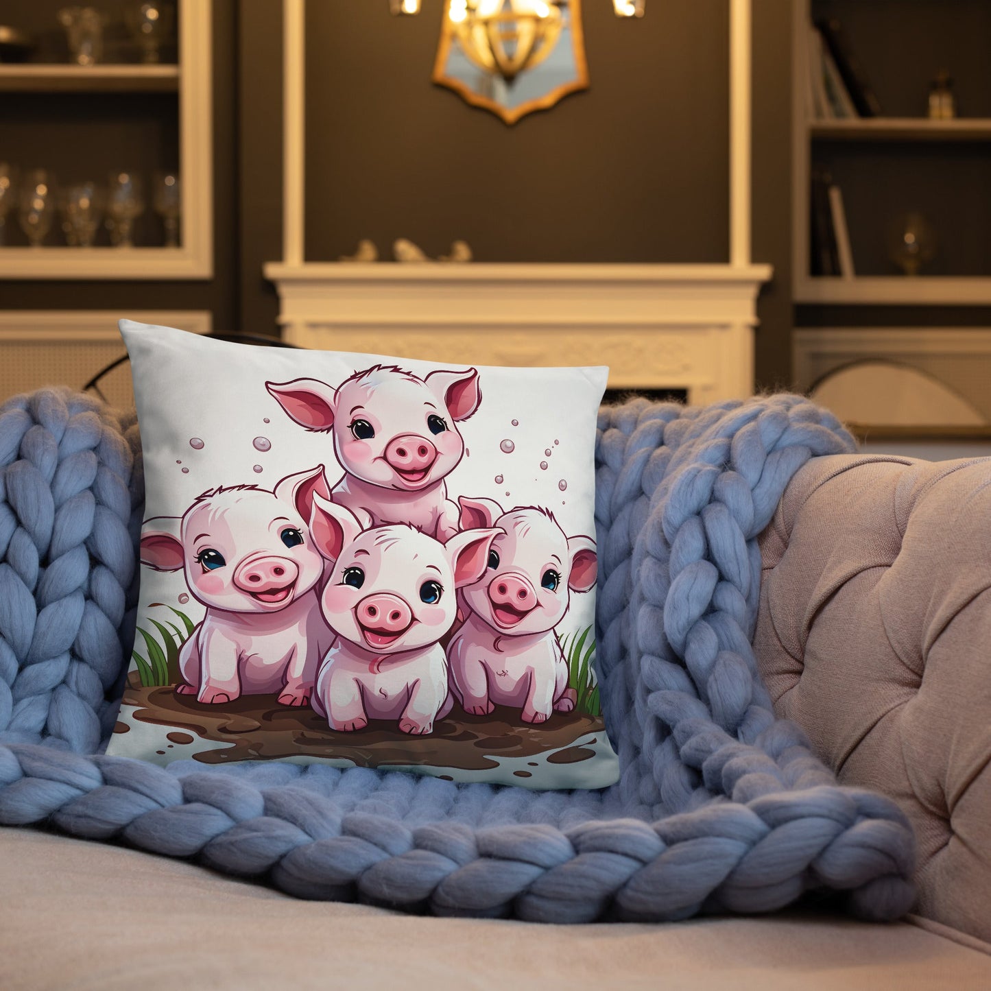 Piglets Basic Pillow - Pillows - Discovery Co.