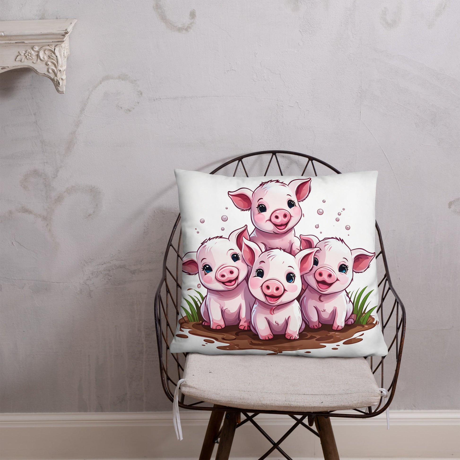 Piglets Basic Pillow - Pillows - Discovery Co.