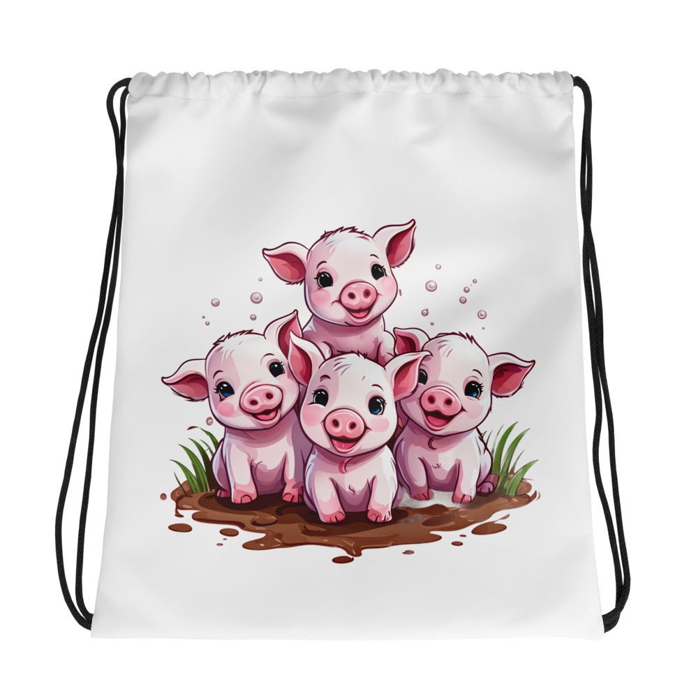 Piglets Drawstring Bag - Drawstring Bag - Discovery Co.